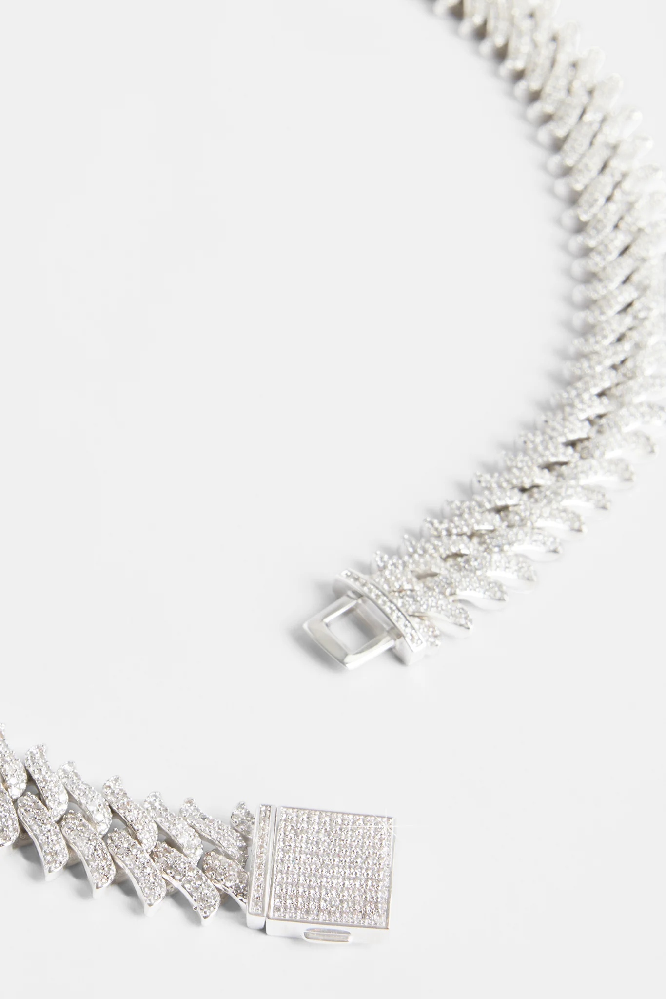 Iced Micro Pave Spike Chain - Image 3
