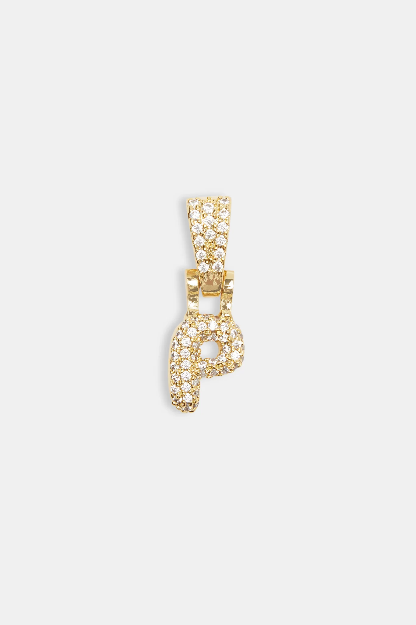 Iced Mini Bubble Pendant - Gold - Image 16