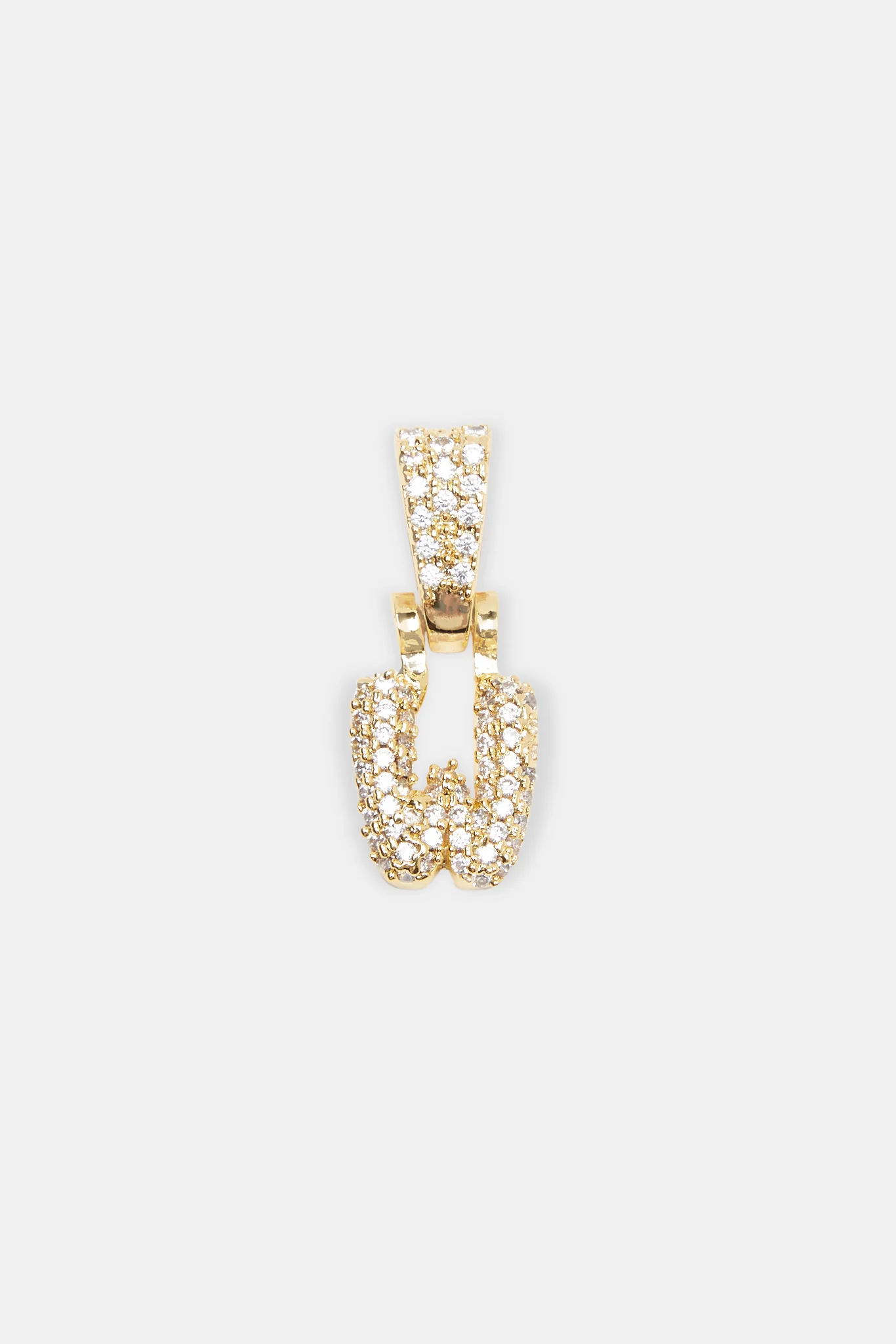 Iced Mini Bubble Pendant - Gold - Image 23