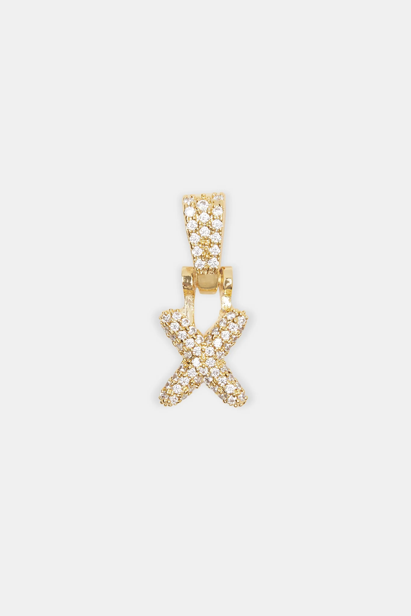 Iced Mini Bubble Pendant - Gold - Image 24