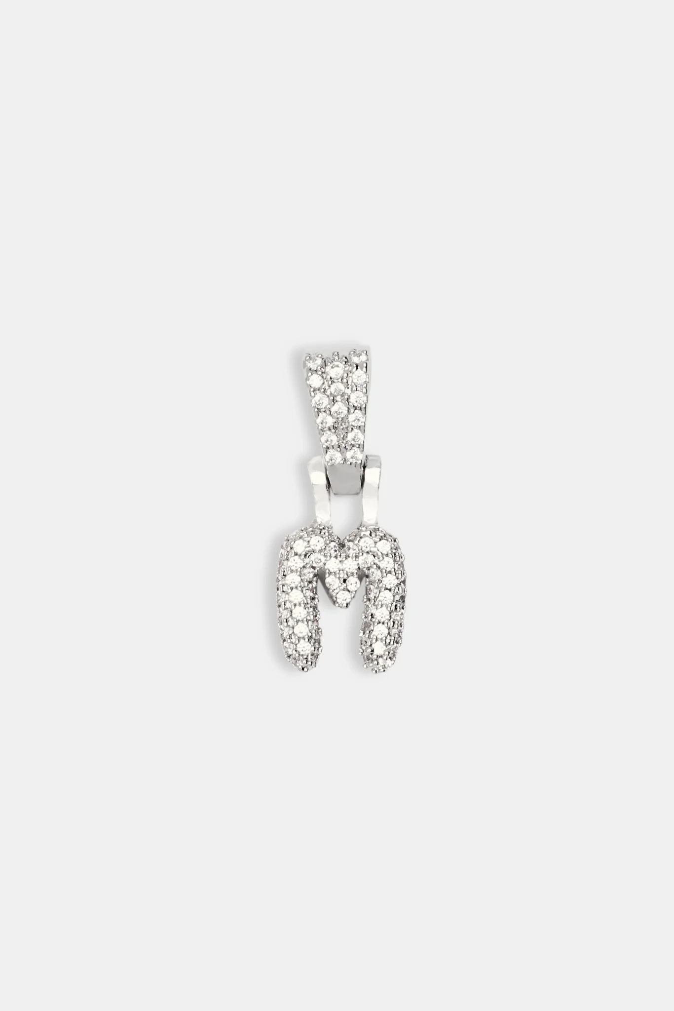 Iced Mini Bubble Pendant - White - Image 13