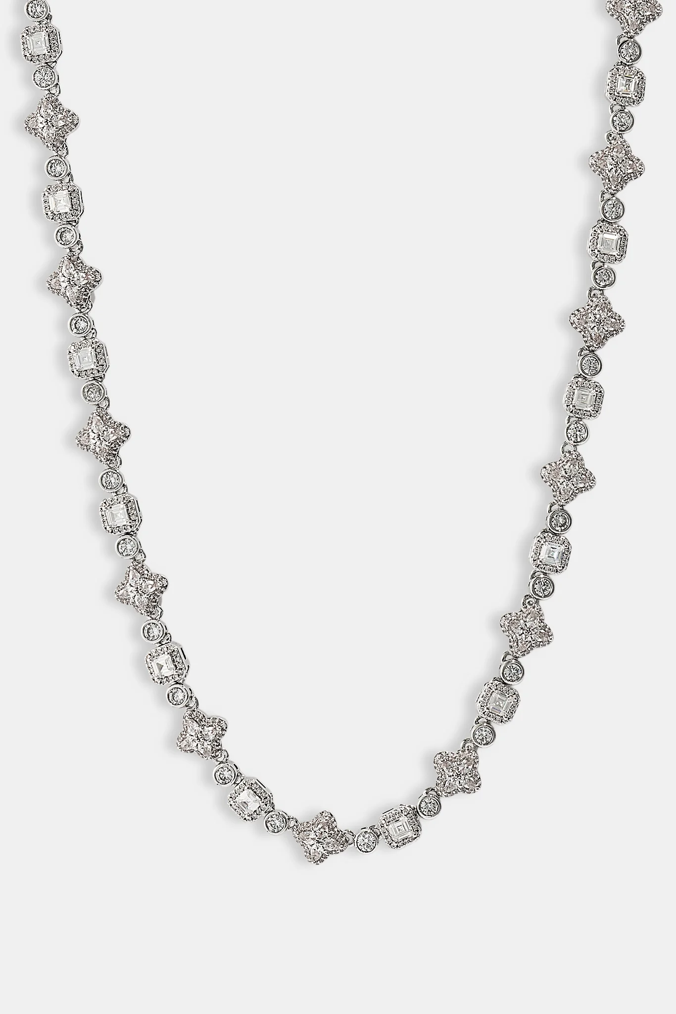 Iced Motif Mixed Stone Chain - 8mm - Image 2