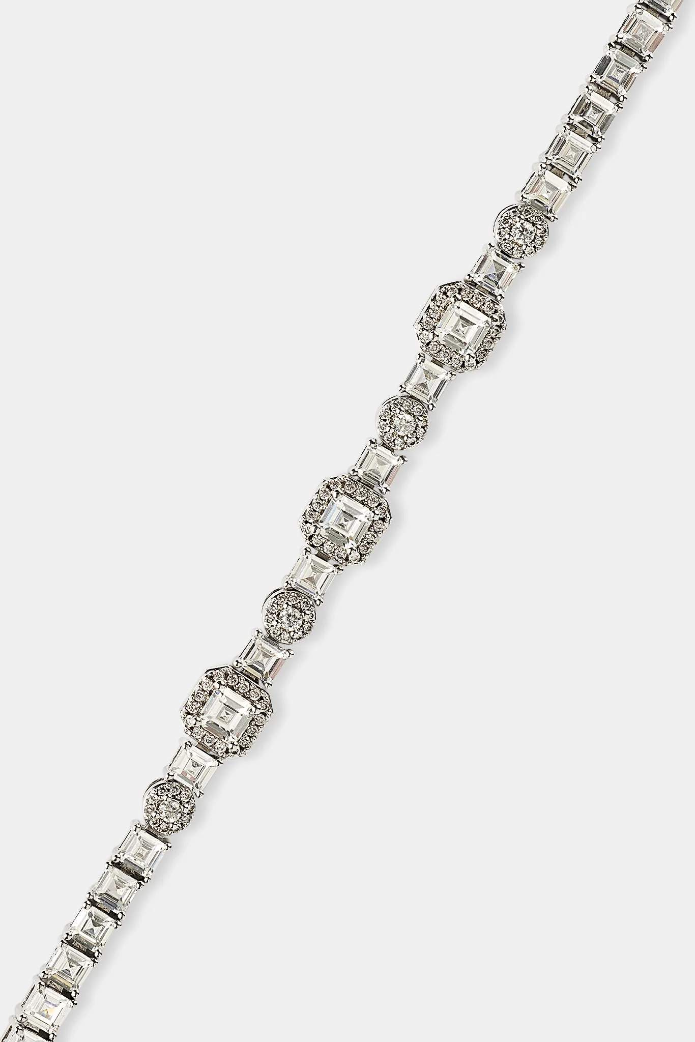 Iced Multi Gemstone Tennis Bracelet - 3mm - Image 2