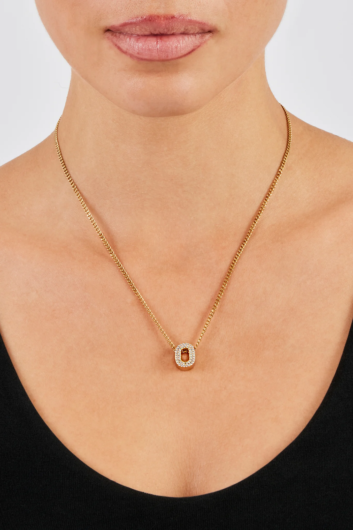 Iced Number Pendant - 12mm