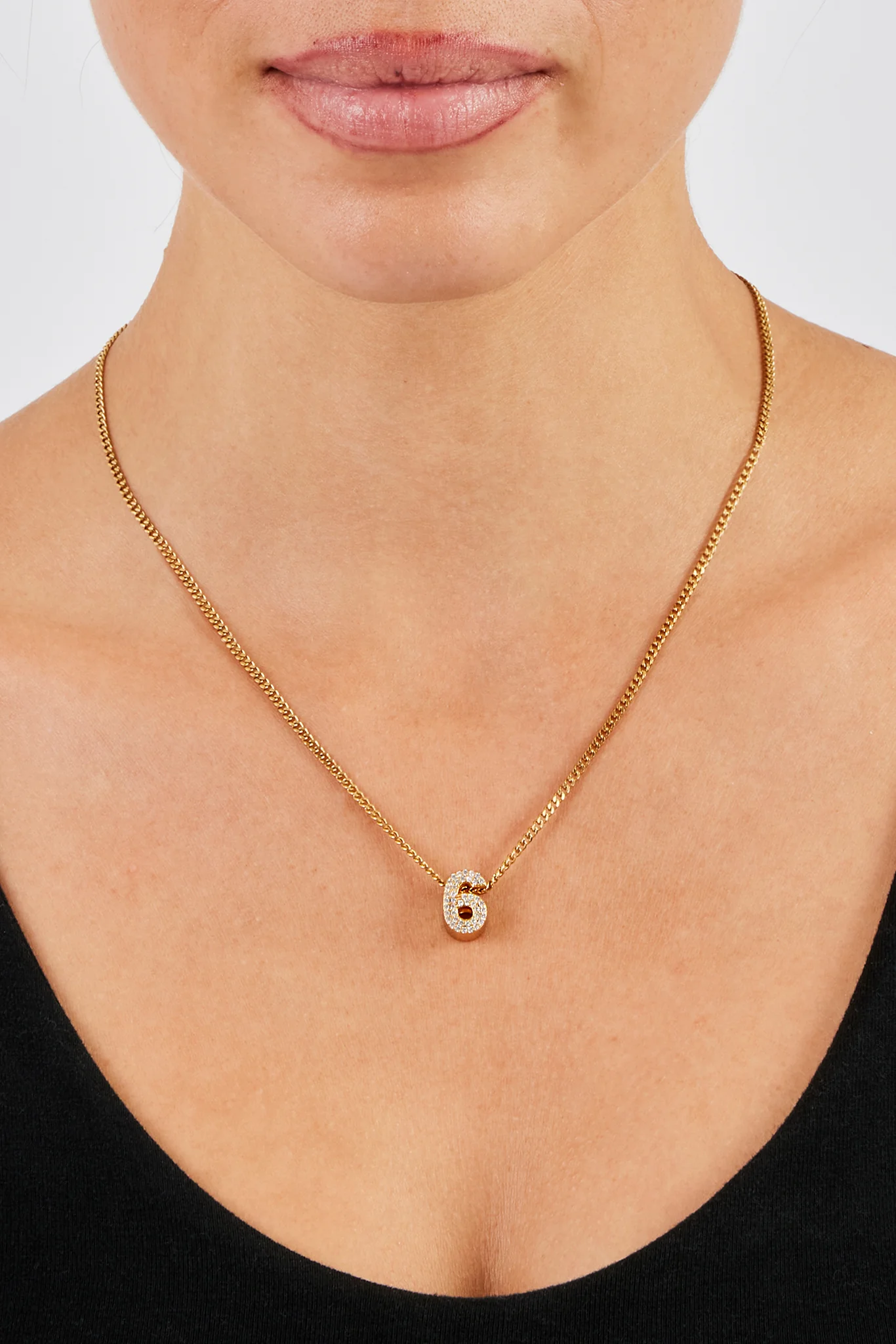 Iced Number Pendant - 12mm - Image 13