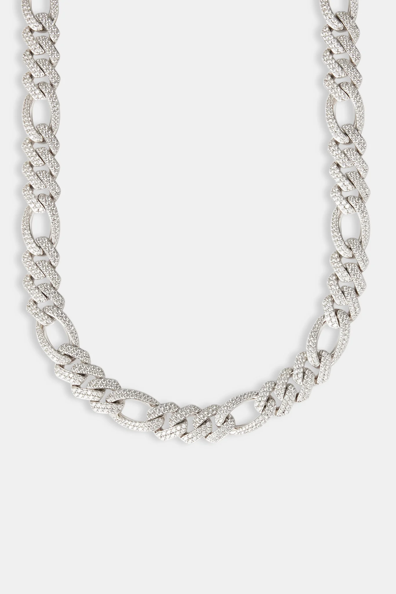 Iced Pave Figaro Chain - 14mm - Image 2
