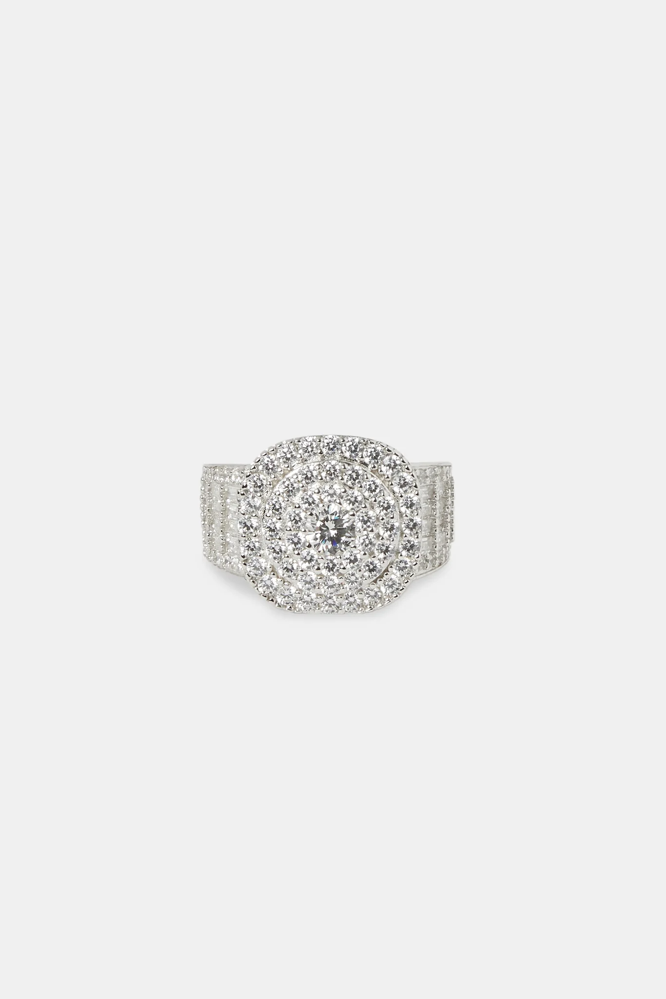 Iced Pave Signet Ring - 20mm - Image 2