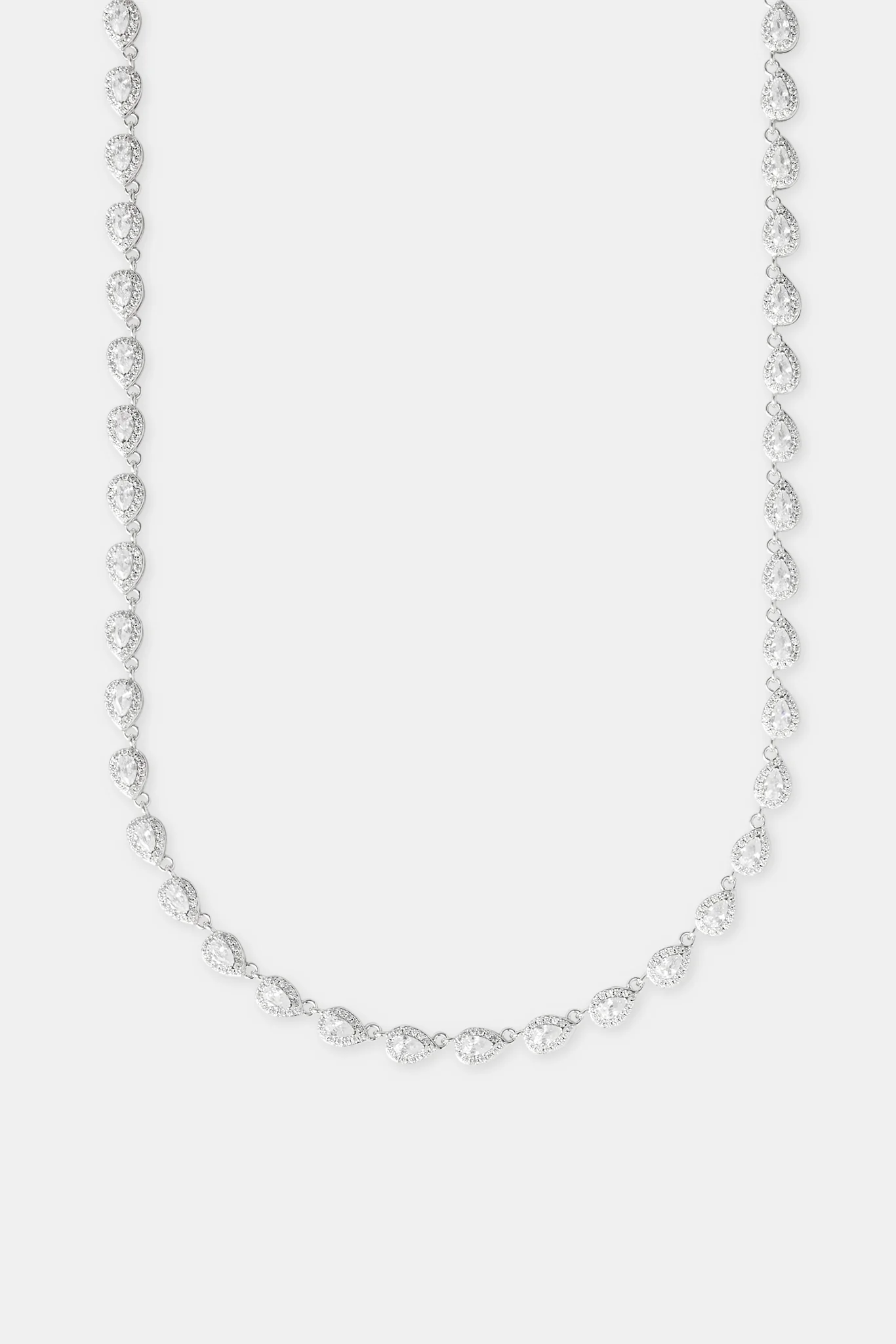 Iced Pear Gemstone Chain - 6mm - Image 3