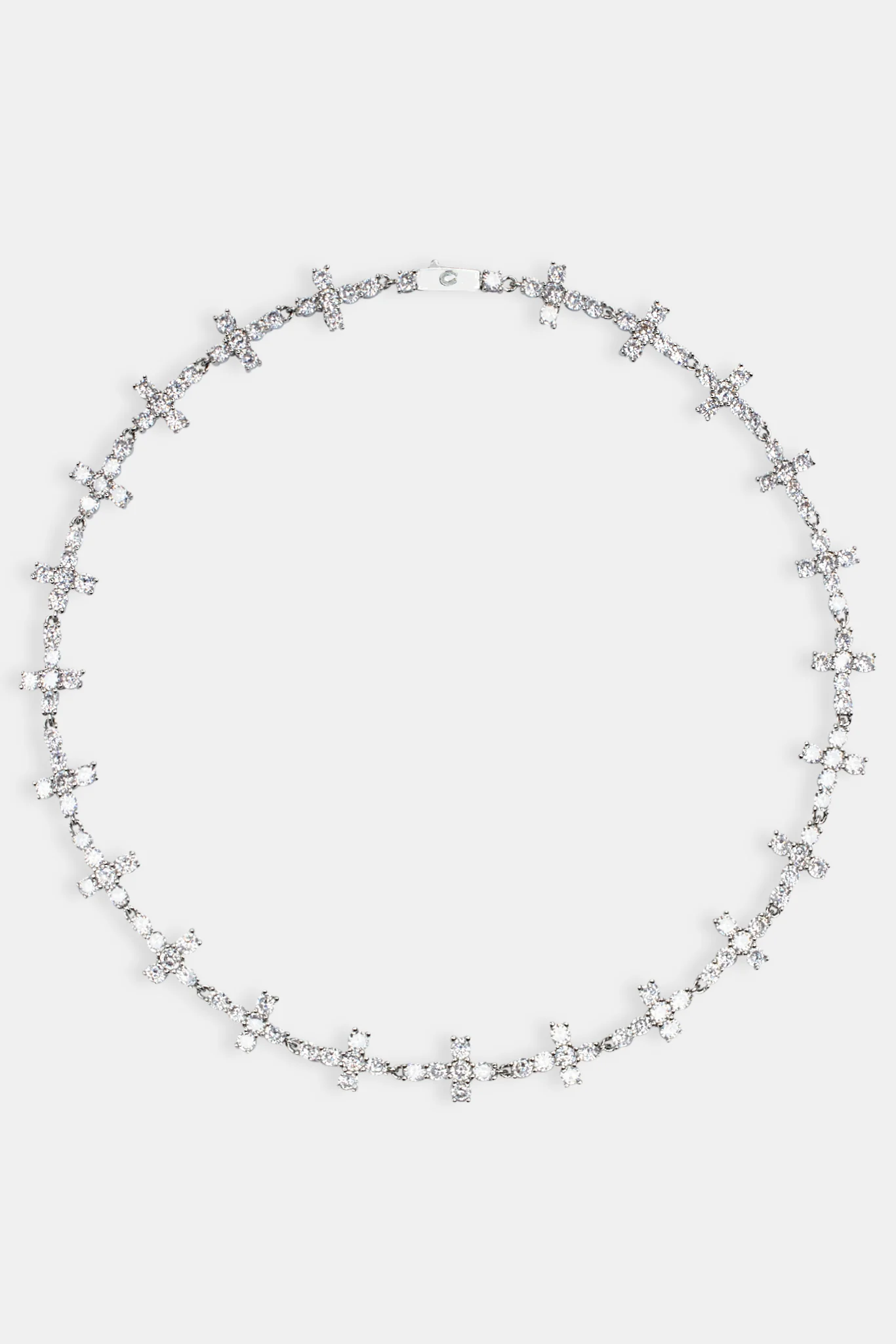 Iced Repeat Cross Choker - Image 3