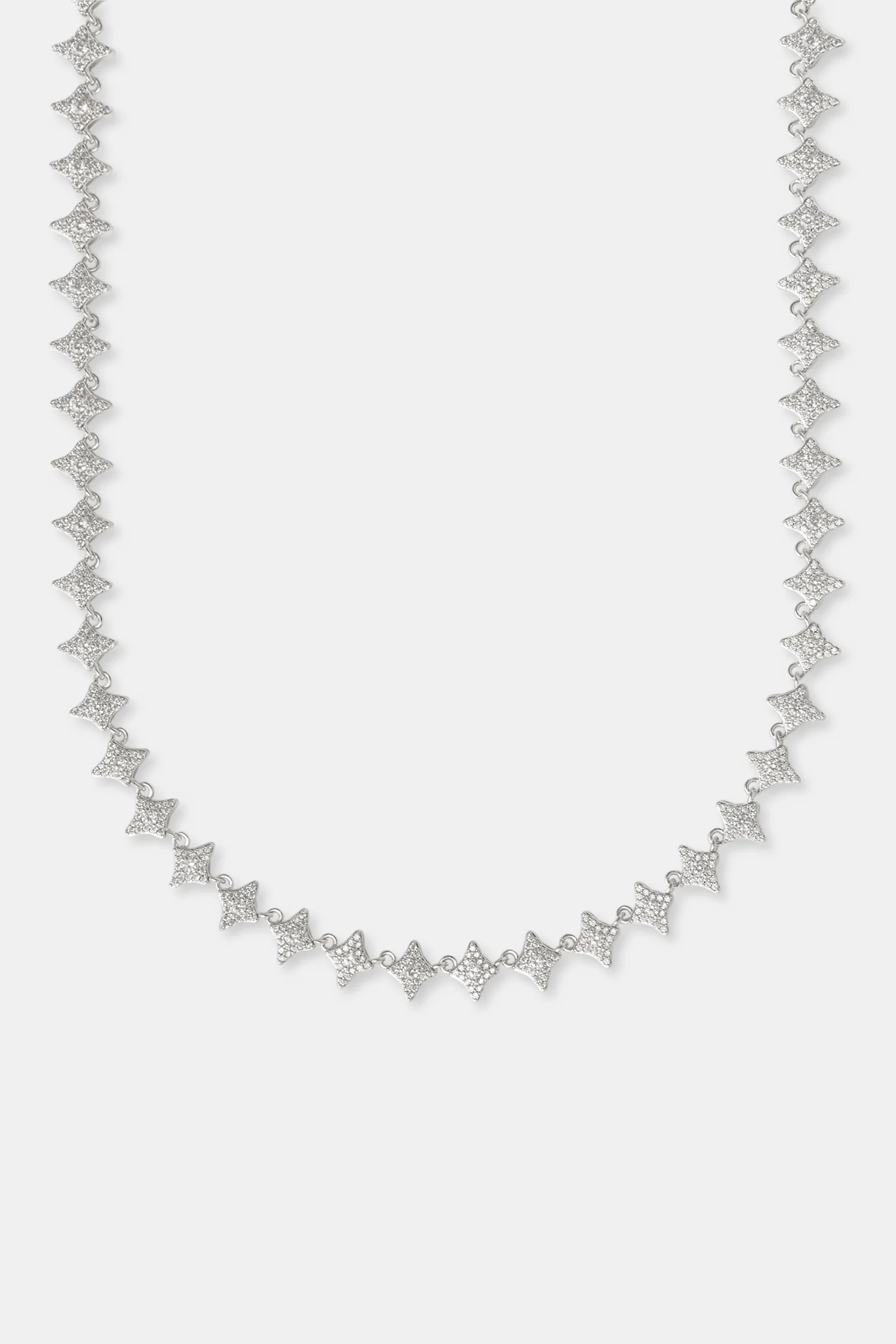 Iced Star Motif Chain - 8mm - Image 2