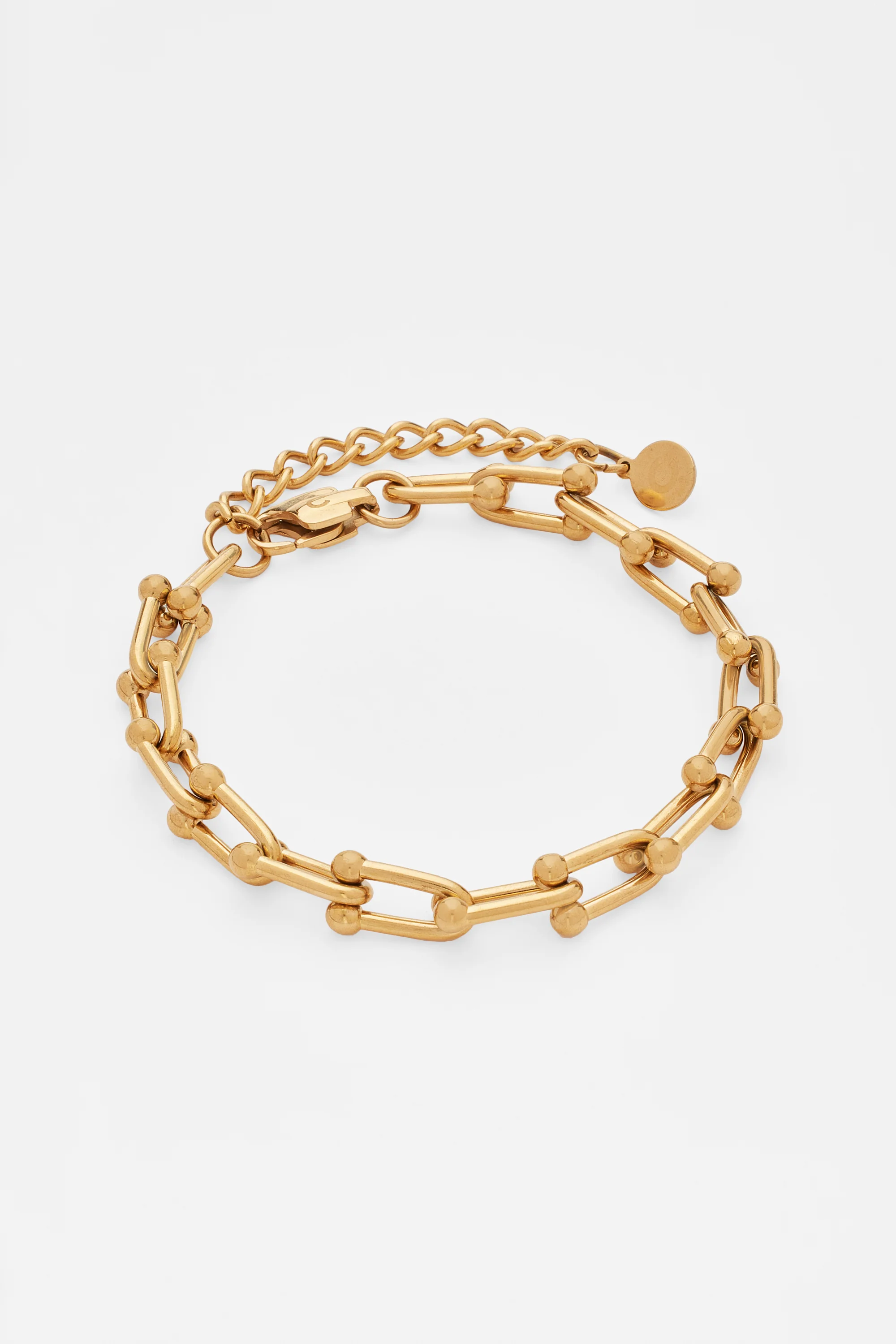 Industrial Link Bracelet - Gold