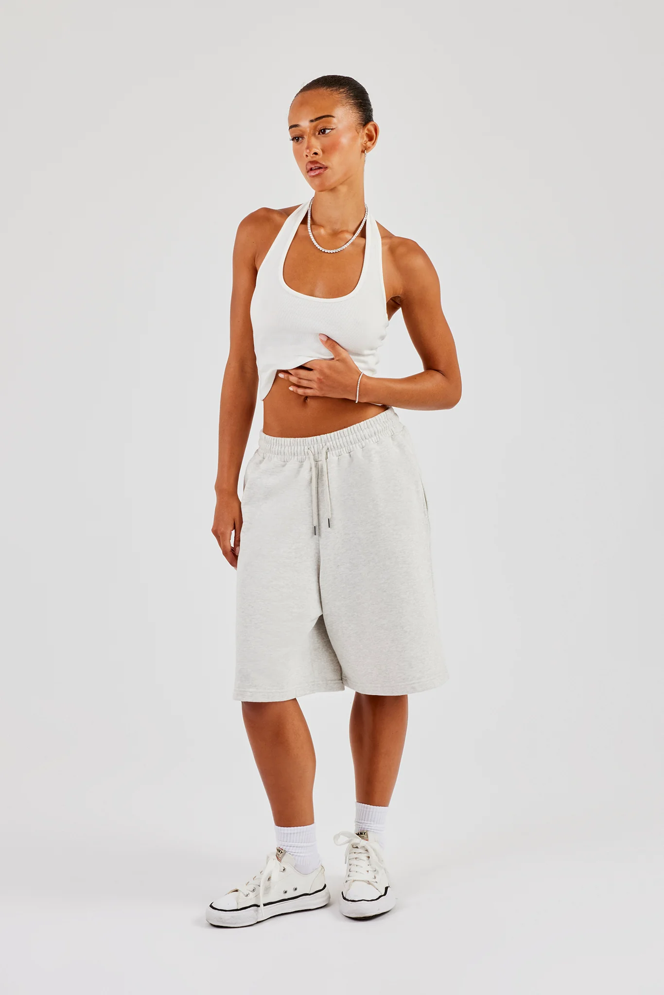 Jersey Jort - Ash Grey - Image 3