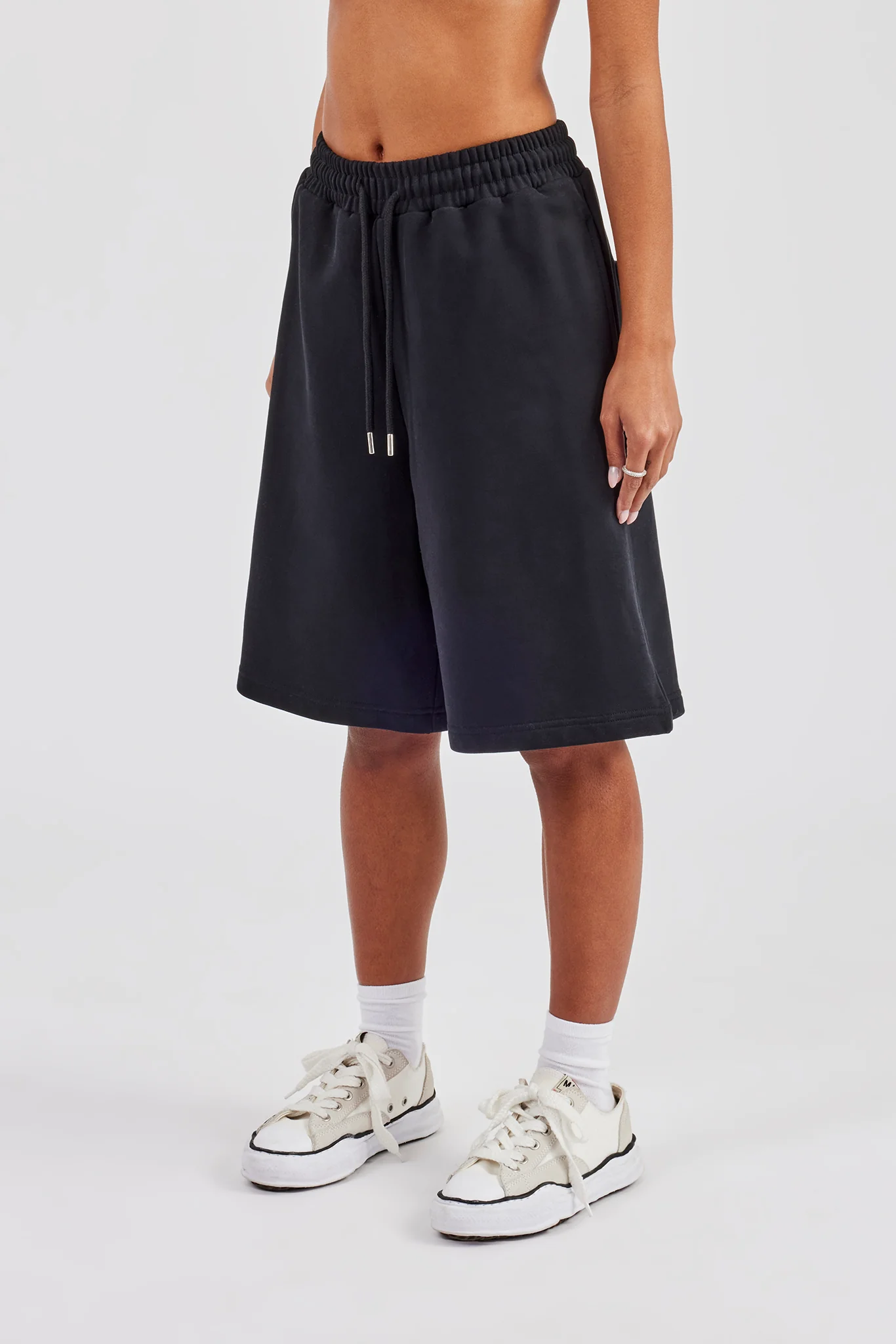 Jersey Jort - Black - Image 2