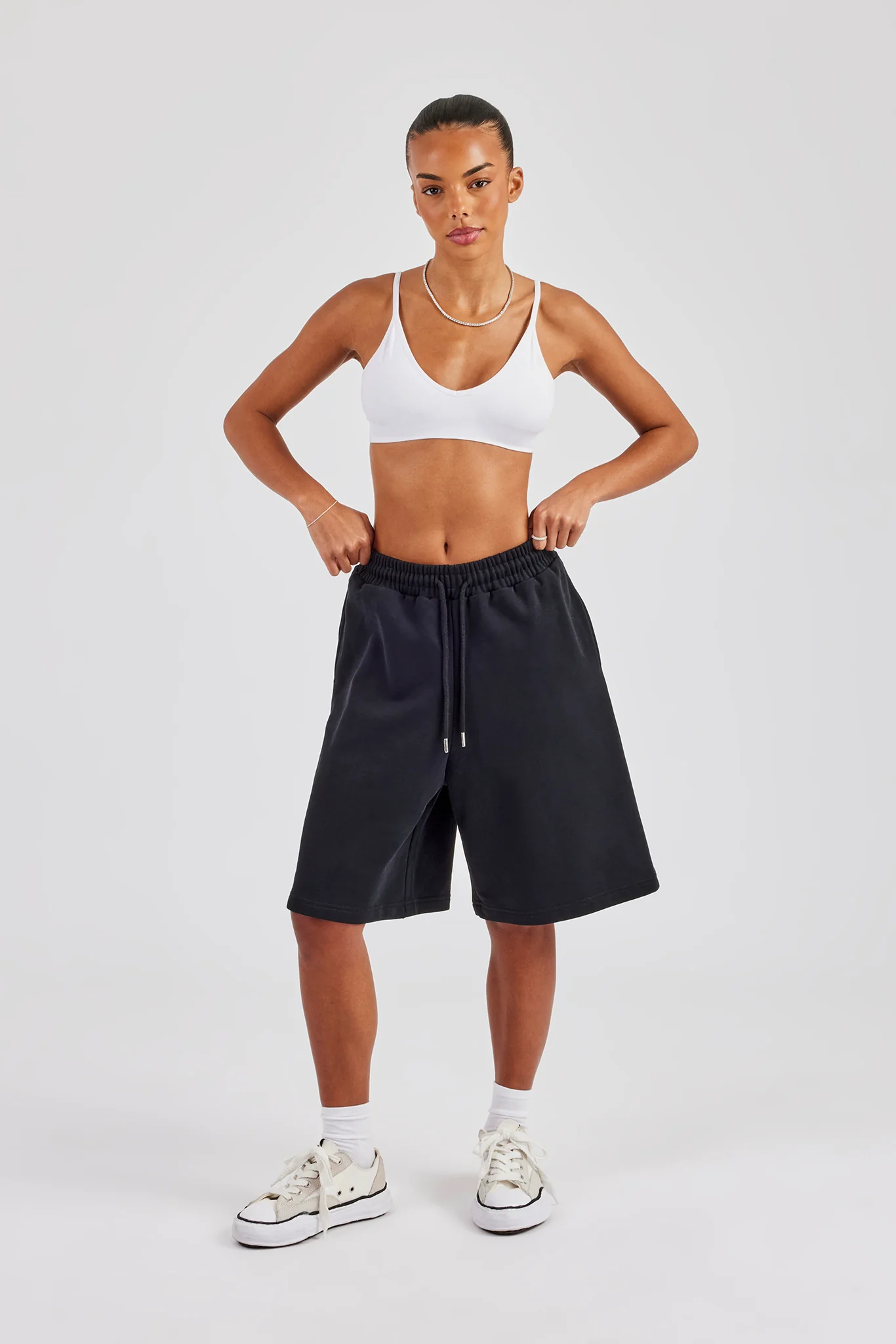 Jersey Jort - Black - Image 3