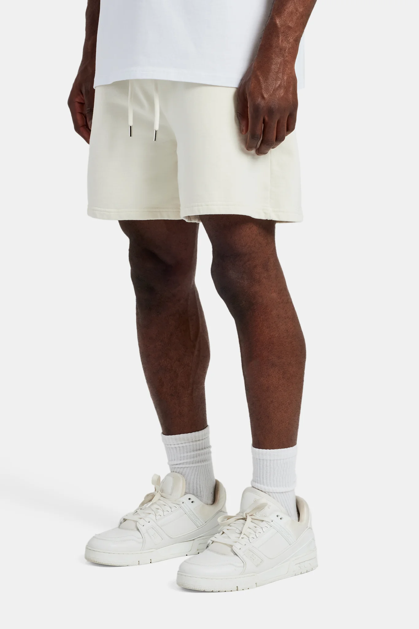 Jersey Relaxed Short - Ecru - Image 3
