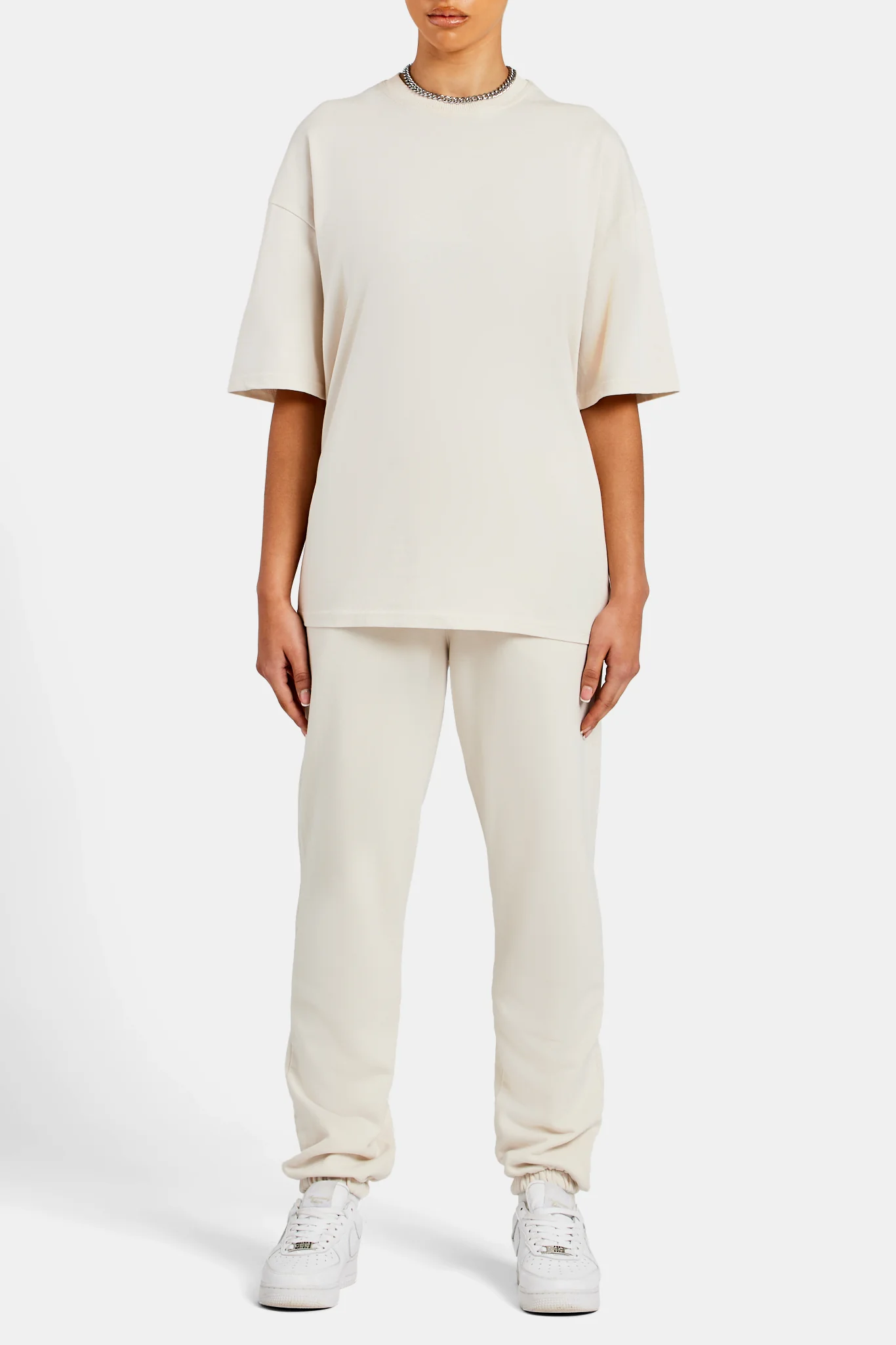 Ladies Oversized T-Shirt - Oat - Image 3