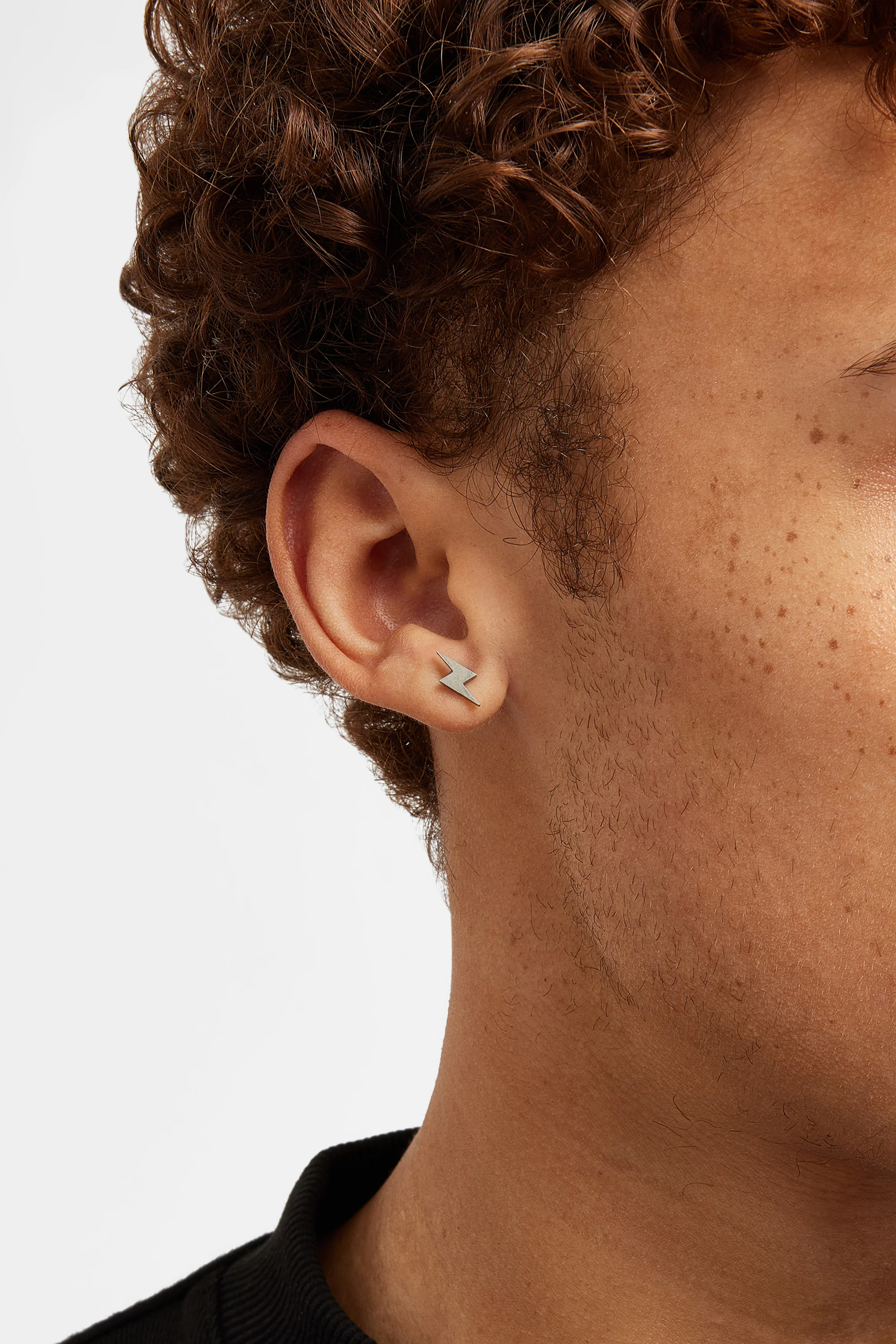 Lightning Bolt Stud Earrings - Image 2