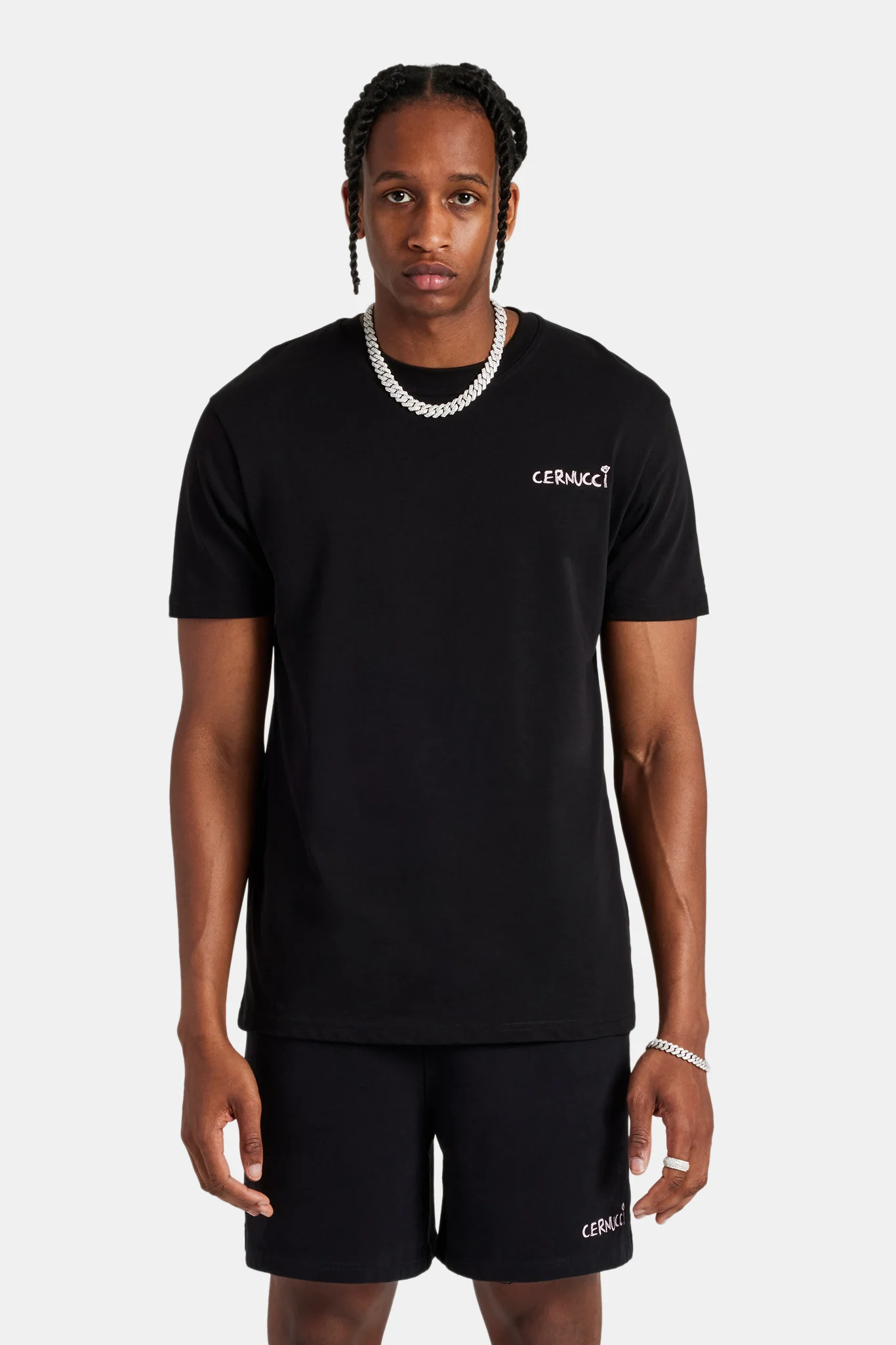 Logo Embroidered T-Shirt - Black - Image 4
