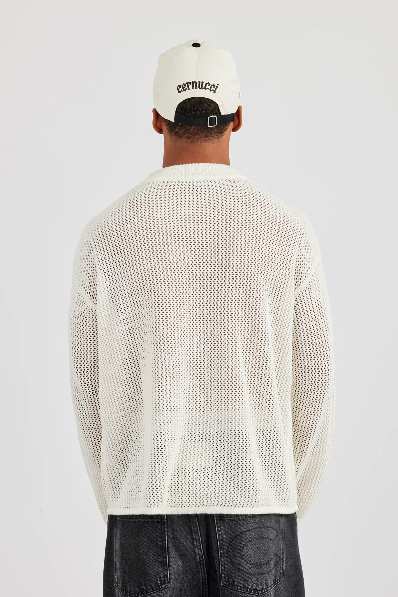 Long Sleeve 86 Knit Top - Off White - Image 4