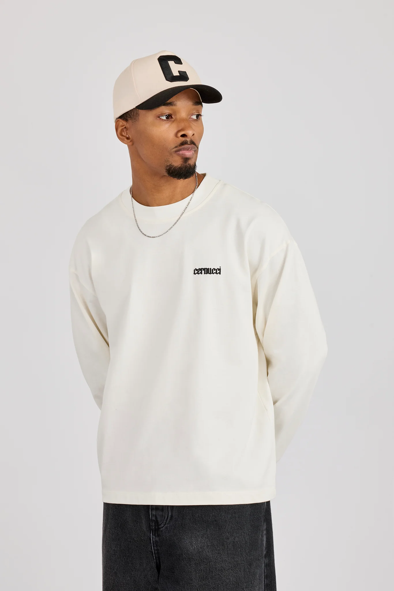 Long Sleeve Rio Graphic Print T-Shirt - Off White - Image 2