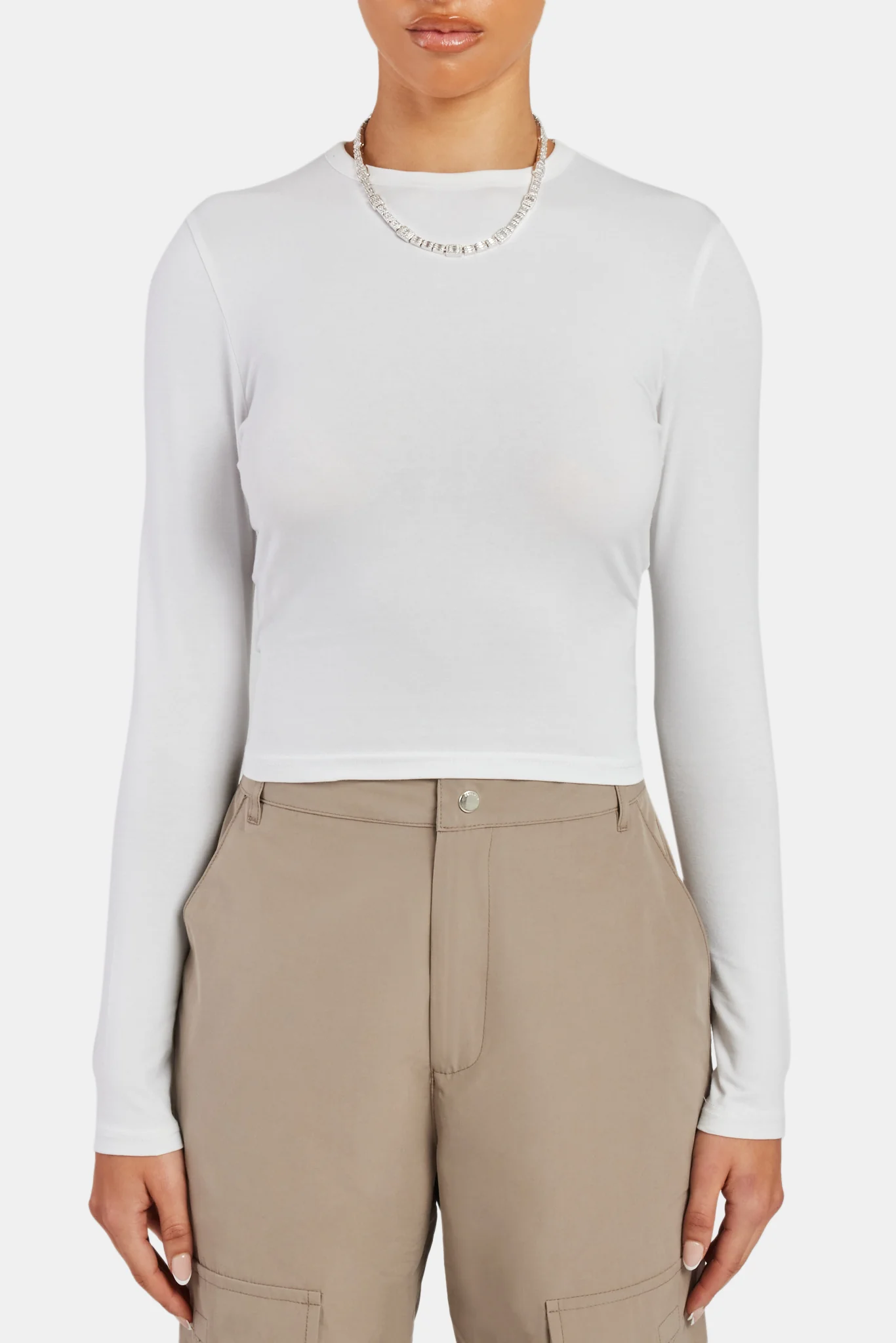 Long Sleeve Top - White