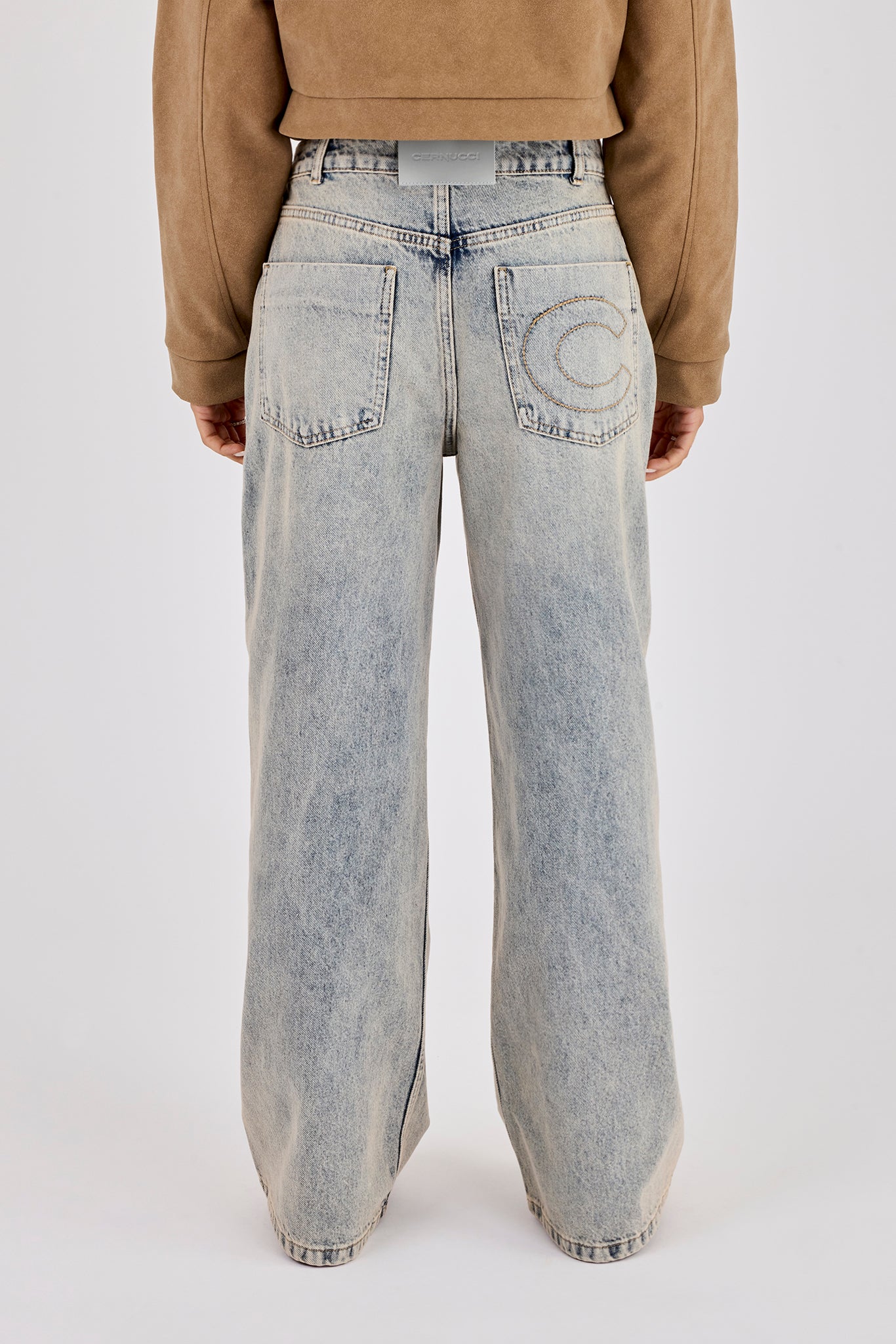 Low Rise Baggy Jean - Antique Wash - Image 4