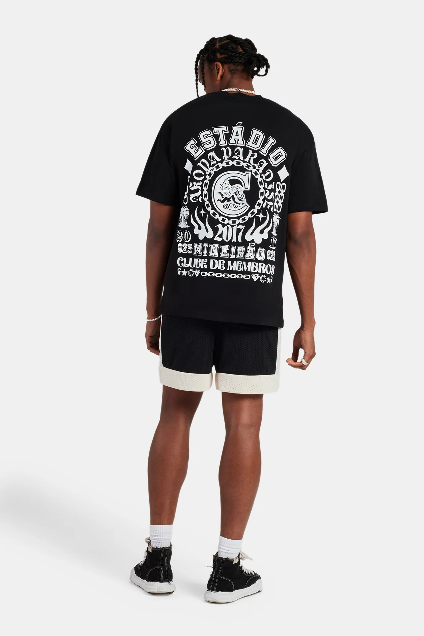 Members Club Back Print Oversized T-Shirt - Image 4