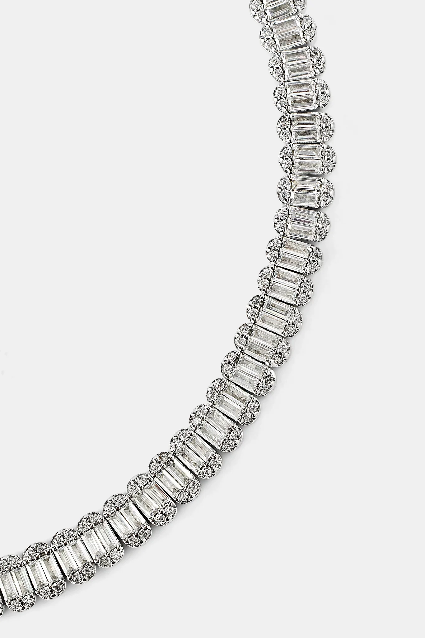 Iced Baguette Stone Tennis Bracelet - 6mm - Image 3