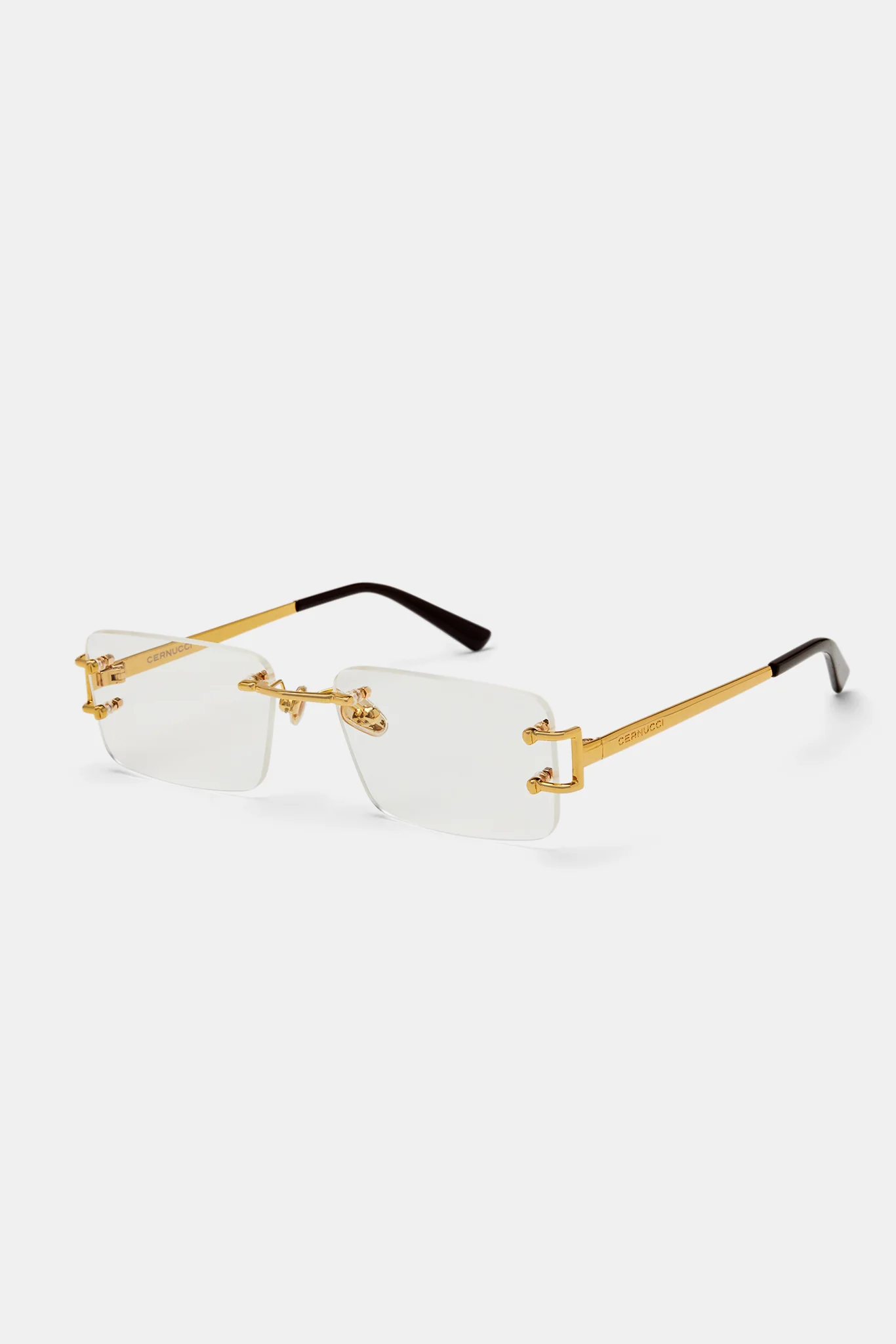 Metal Rectangle Lense Sunglasses - Image 2