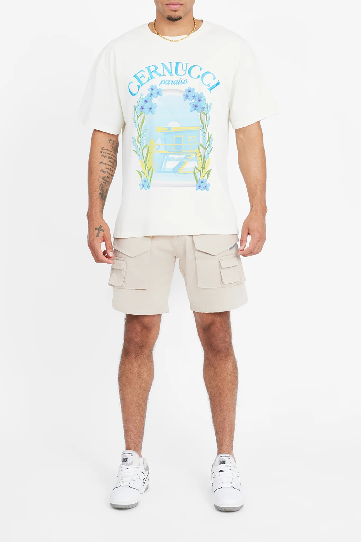 Miami Beach Graphic T-Shirt - Ecru - Image 5