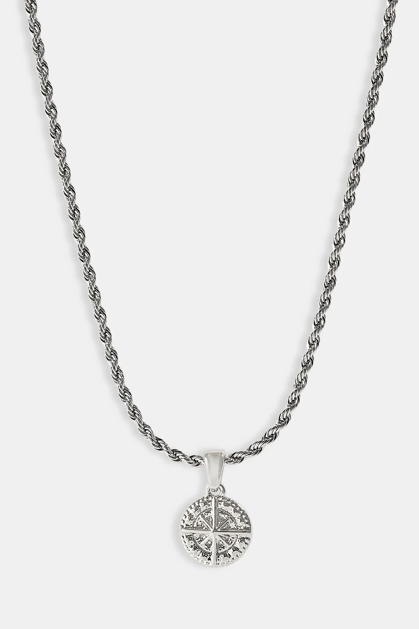 Micro Compass Rope Necklace - 12mm