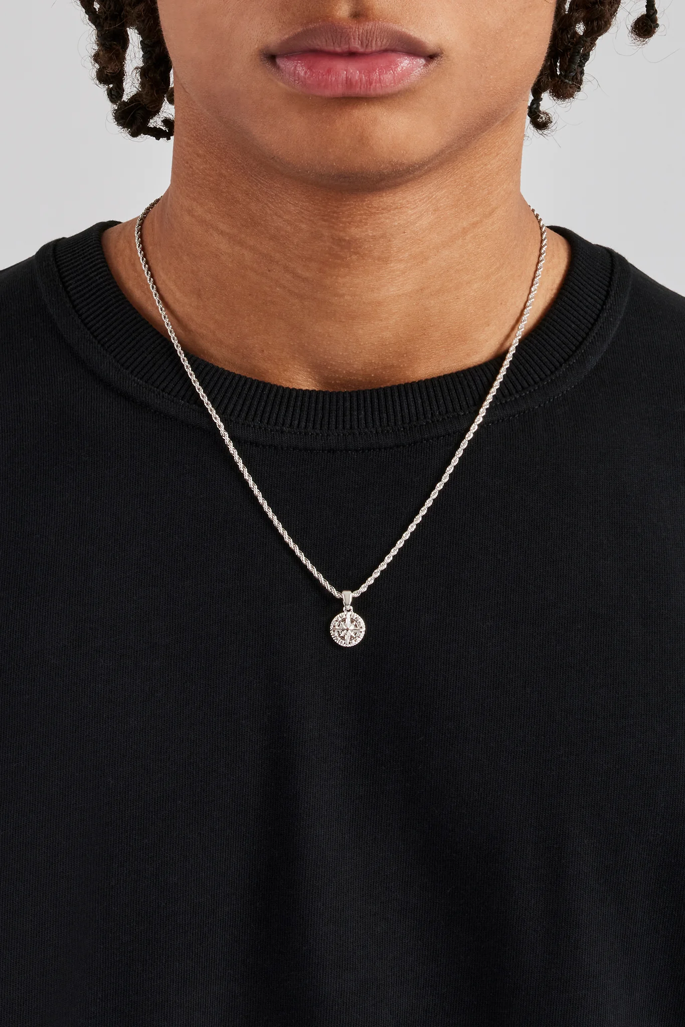 Micro Compass Rope Necklace - 12mm - Image 2