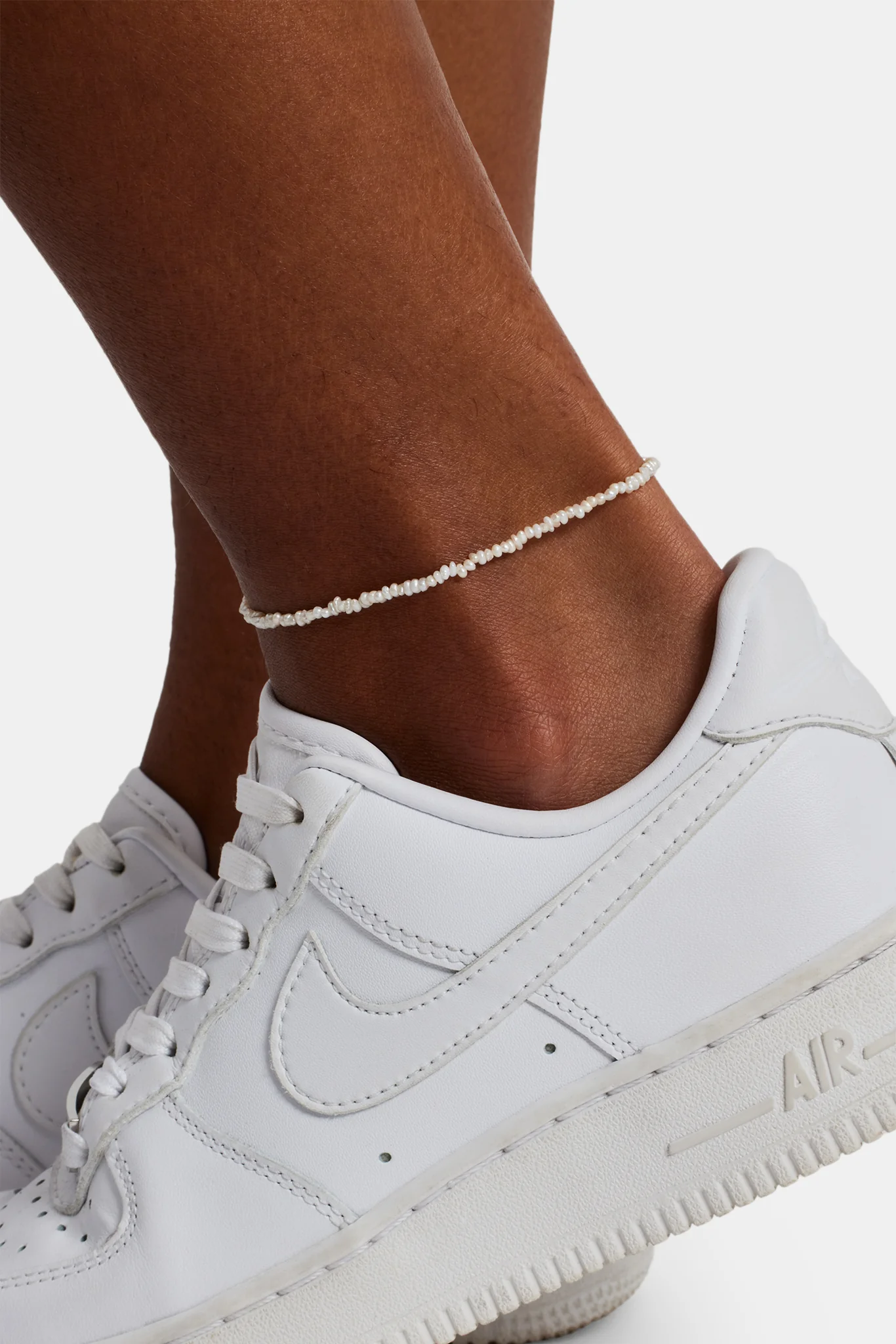 Micro Freshwater Pearl Anklet - 2.5mm - Image 2