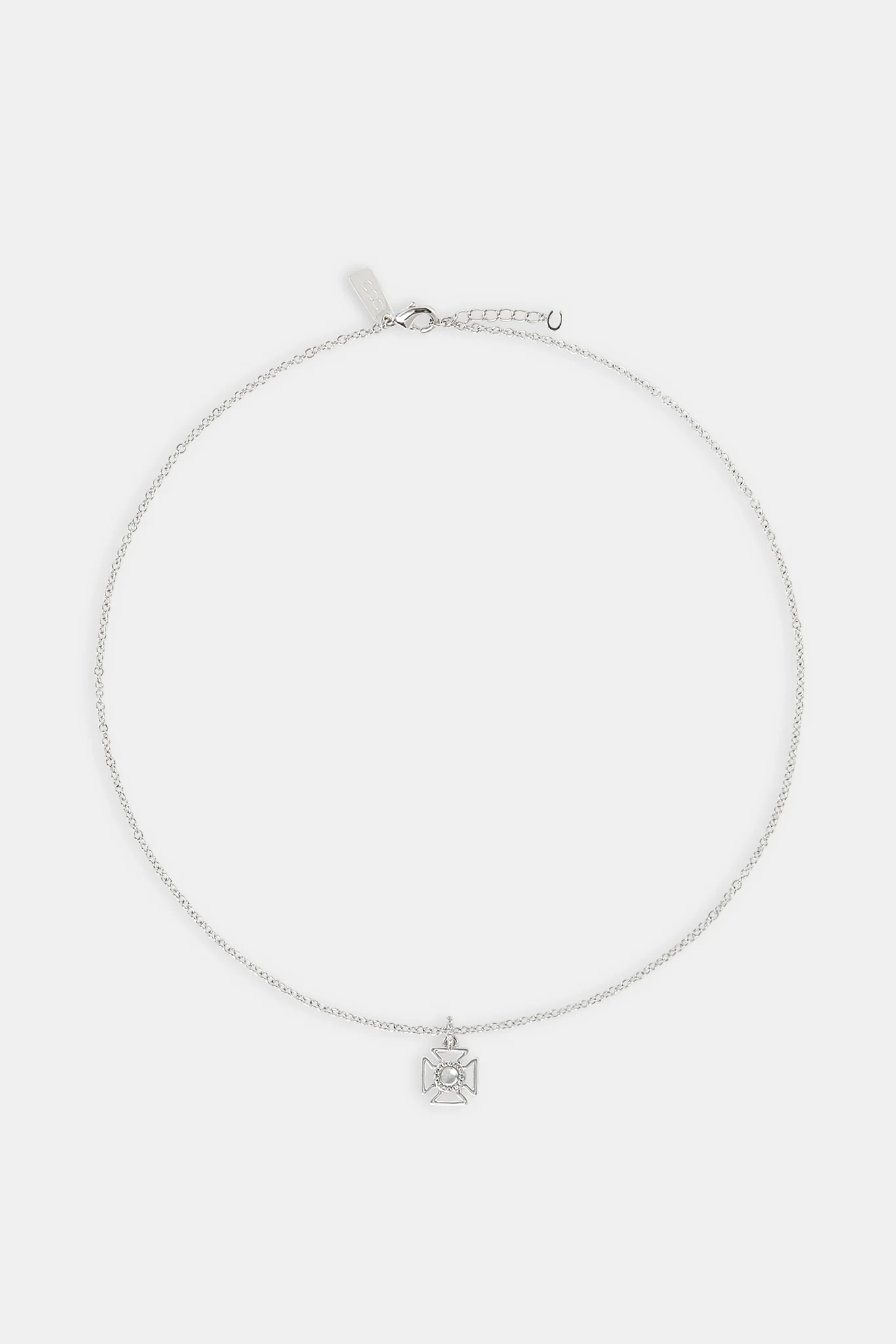 Micro Iced Outline Motif Necklace - 12mm - Image 4