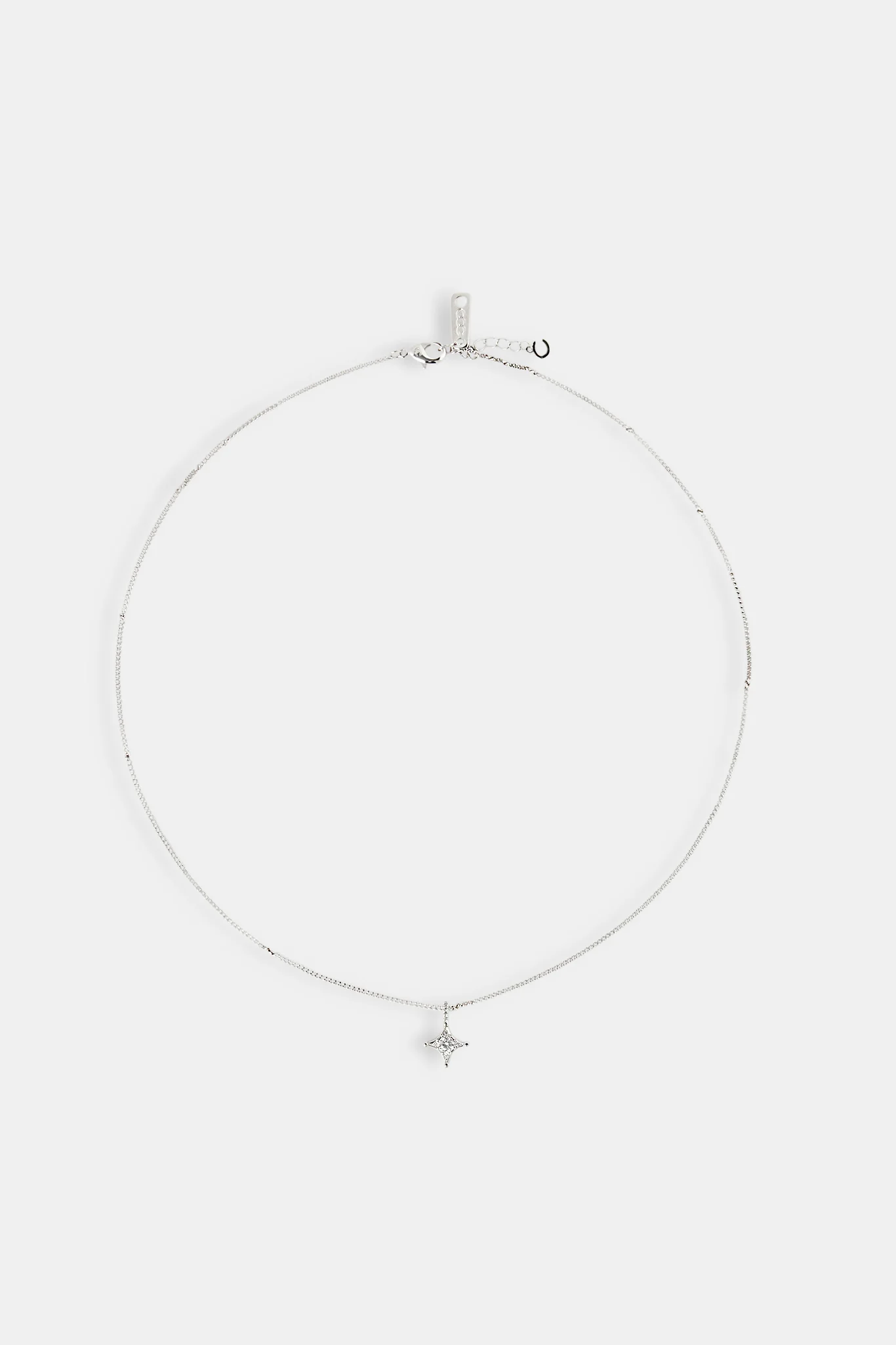 Micro Iced Star Pendant Necklace - 10mm - Image 4