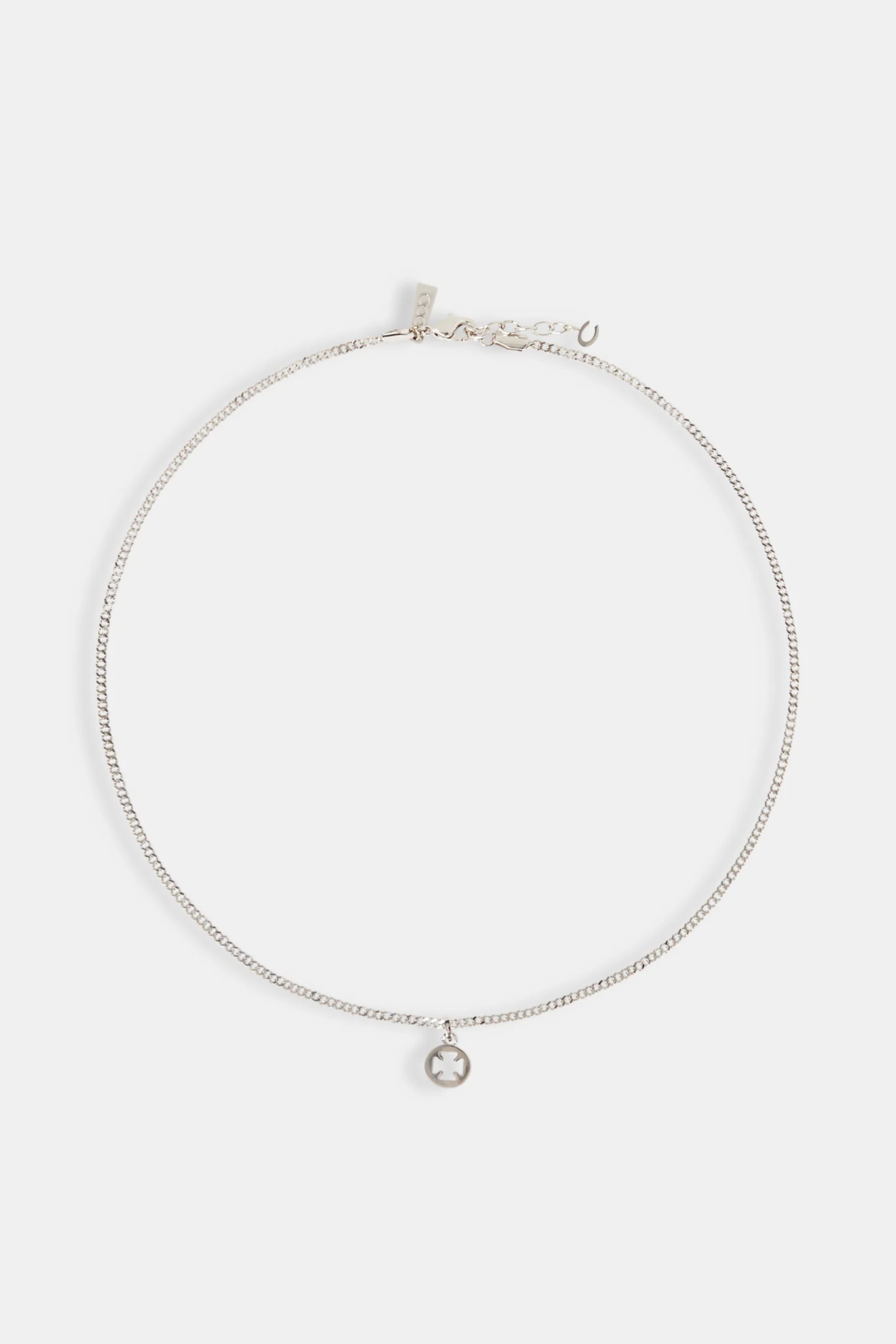 Micro Polished Motif Cut Out Necklace - 10mm - Image 4