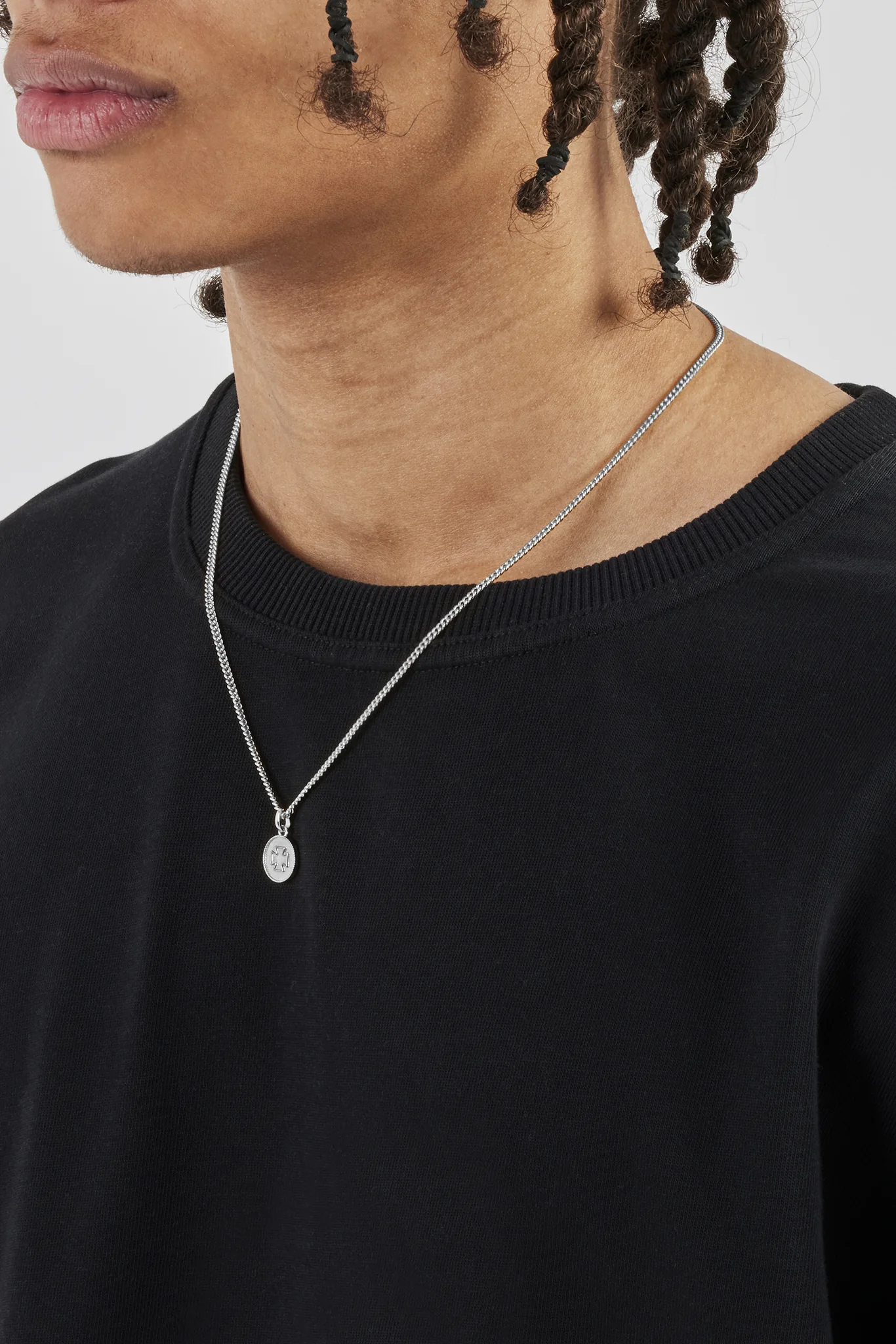 Micro Polished Motif Necklace - 12mm - Image 3