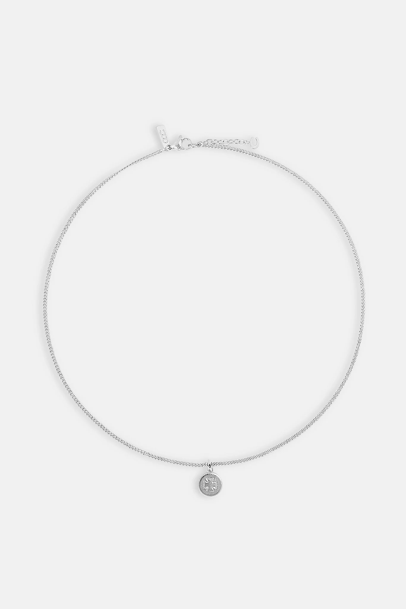 Micro Polished Motif Necklace - 12mm - Image 4