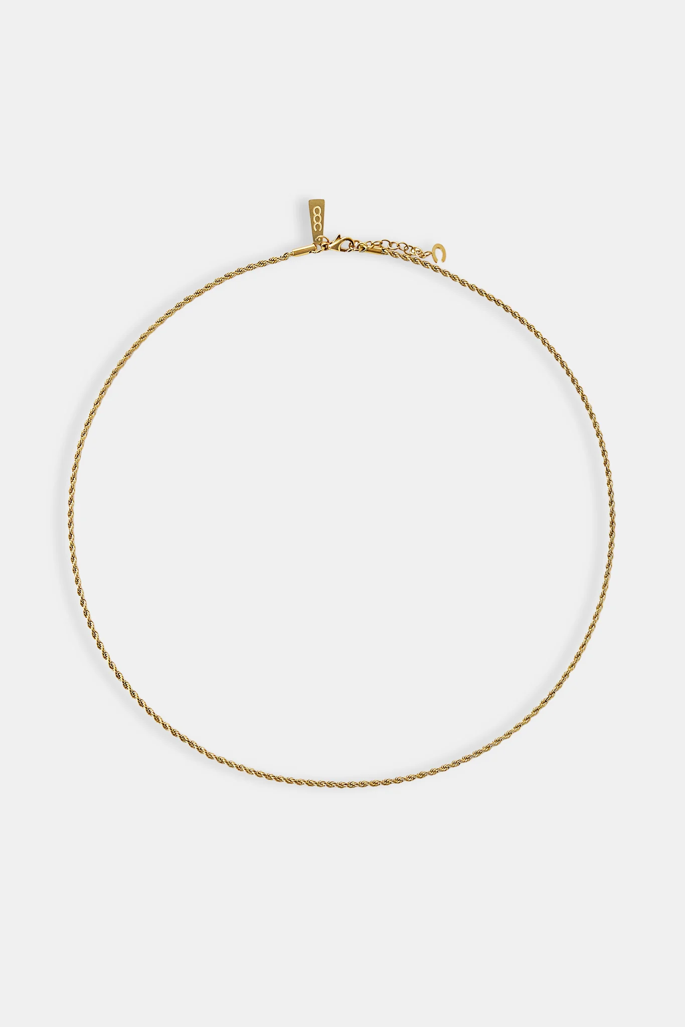 Micro Rope Chain - 1.5mm - Gold - Image 3