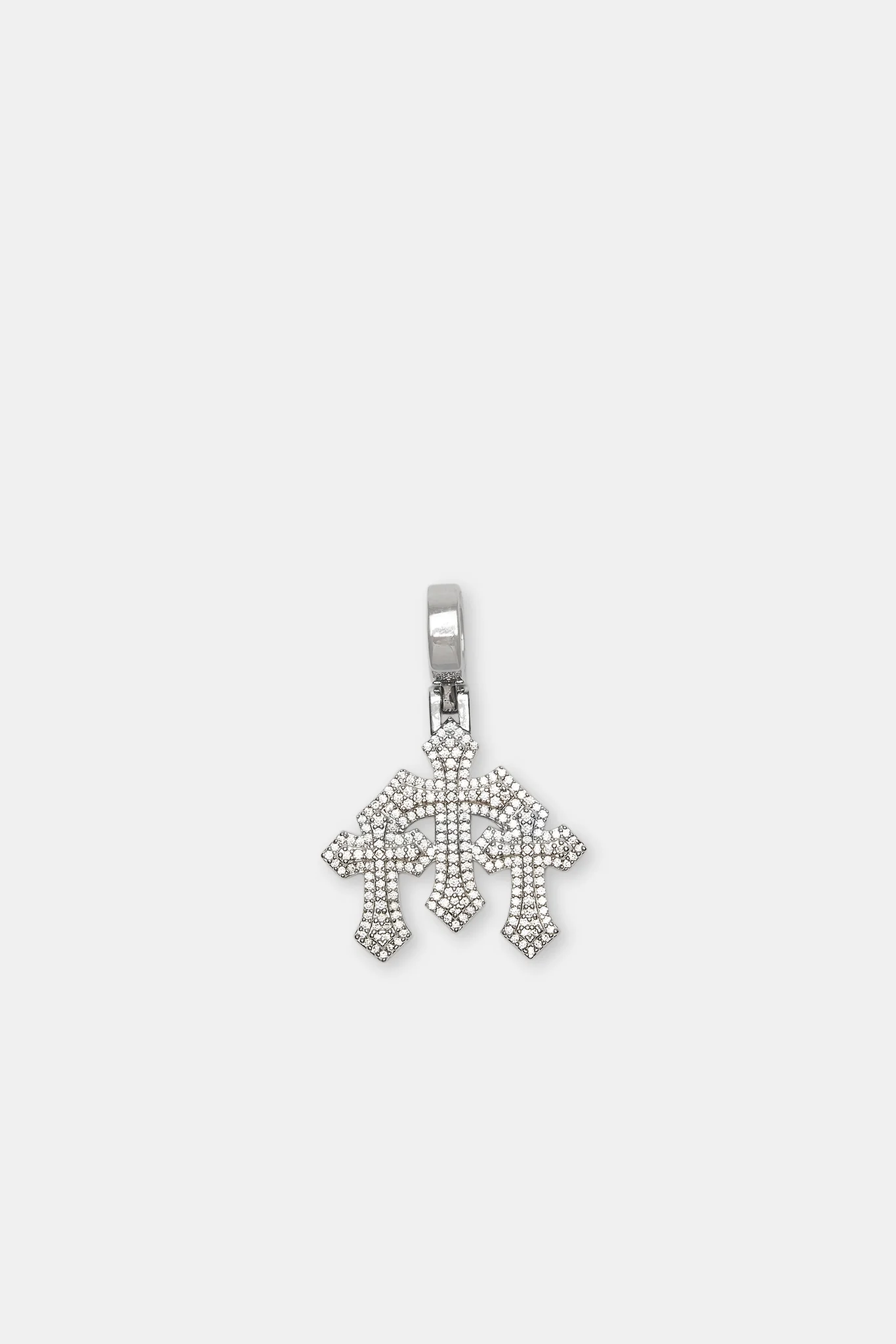 Micro Triple Cross Pendant - 25mm