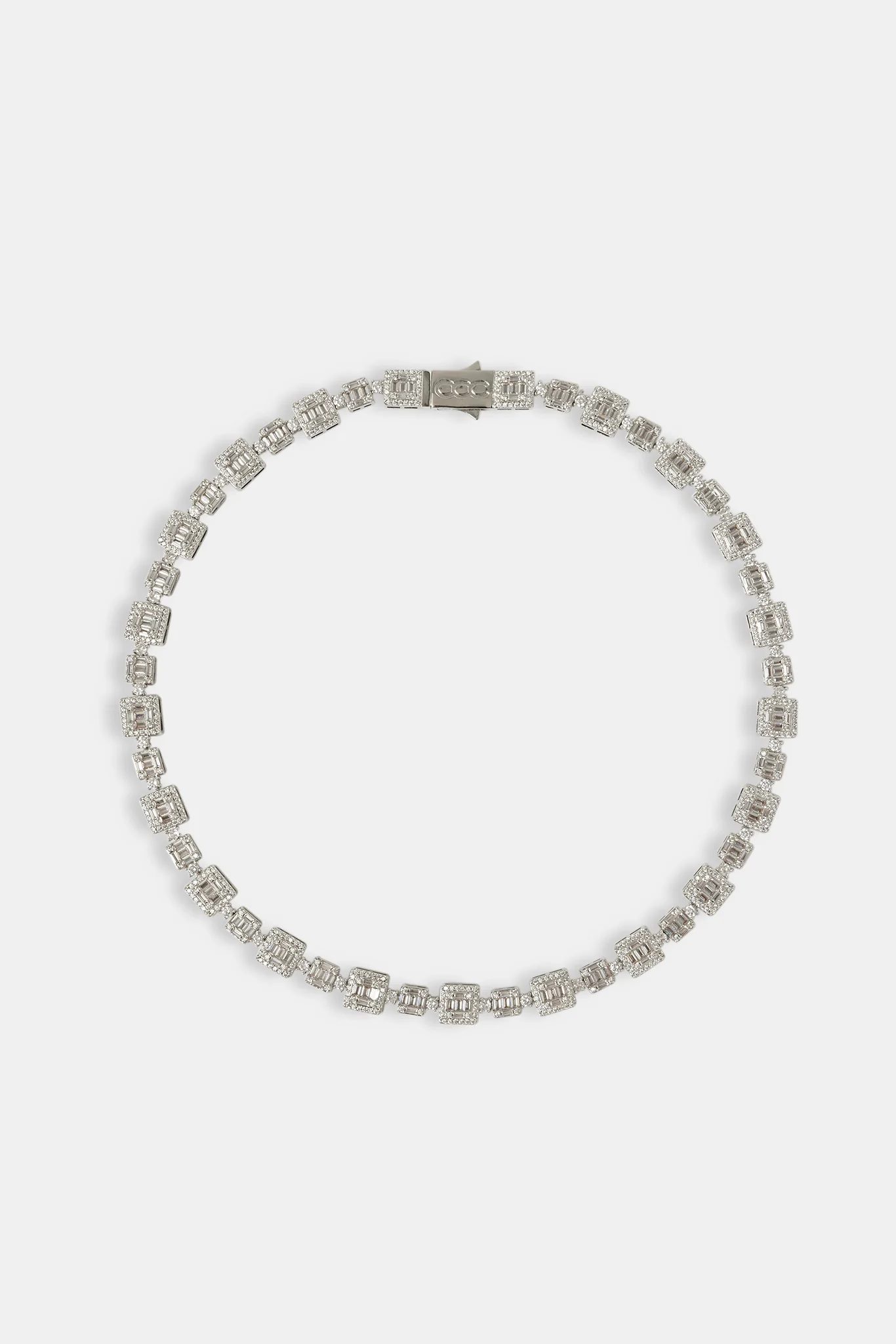 Mixed Baguette Tennis Chain - 10mm - Image 3
