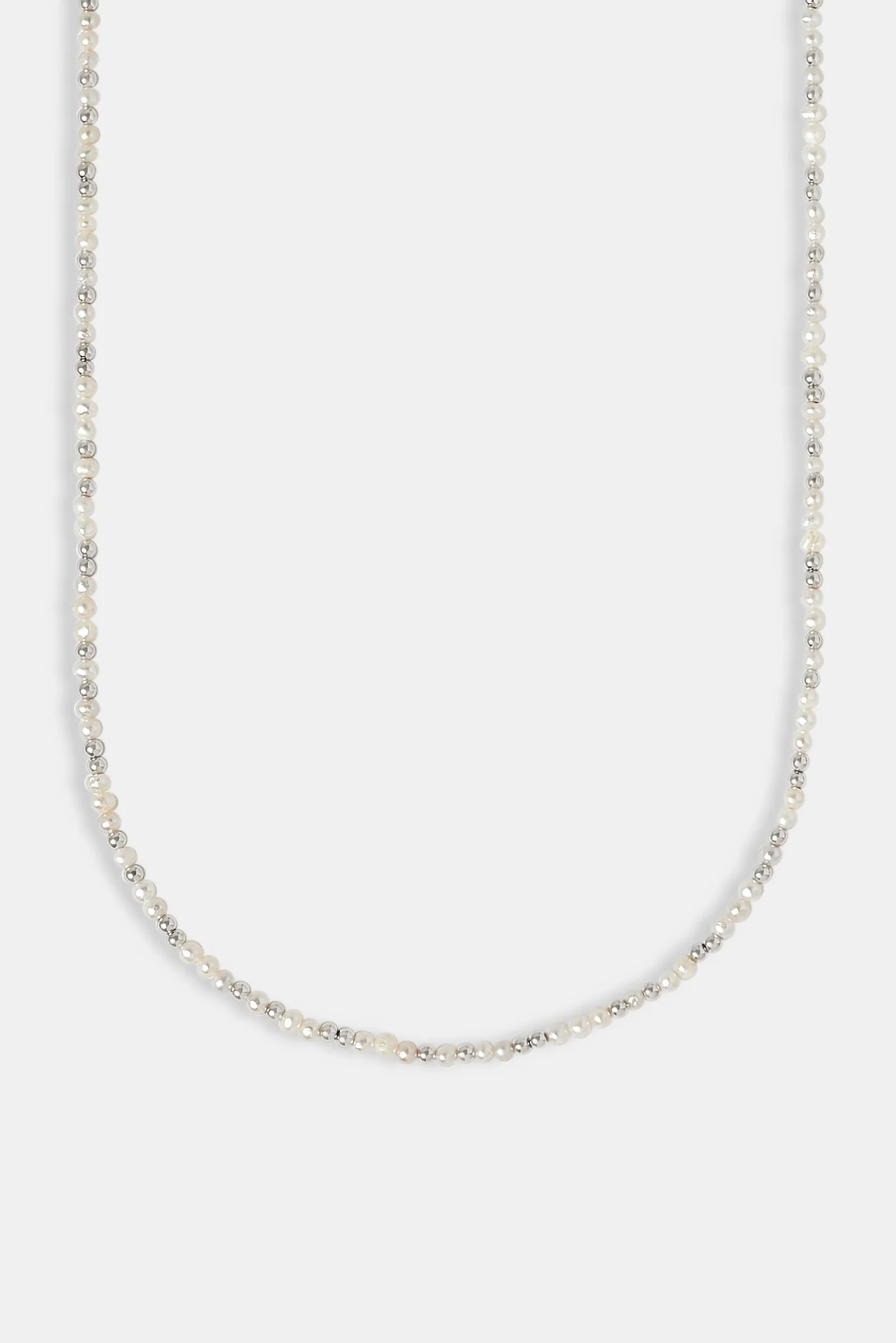 Mixed Freshwater Pearl & Bead Necklace - 3mm - Image 2