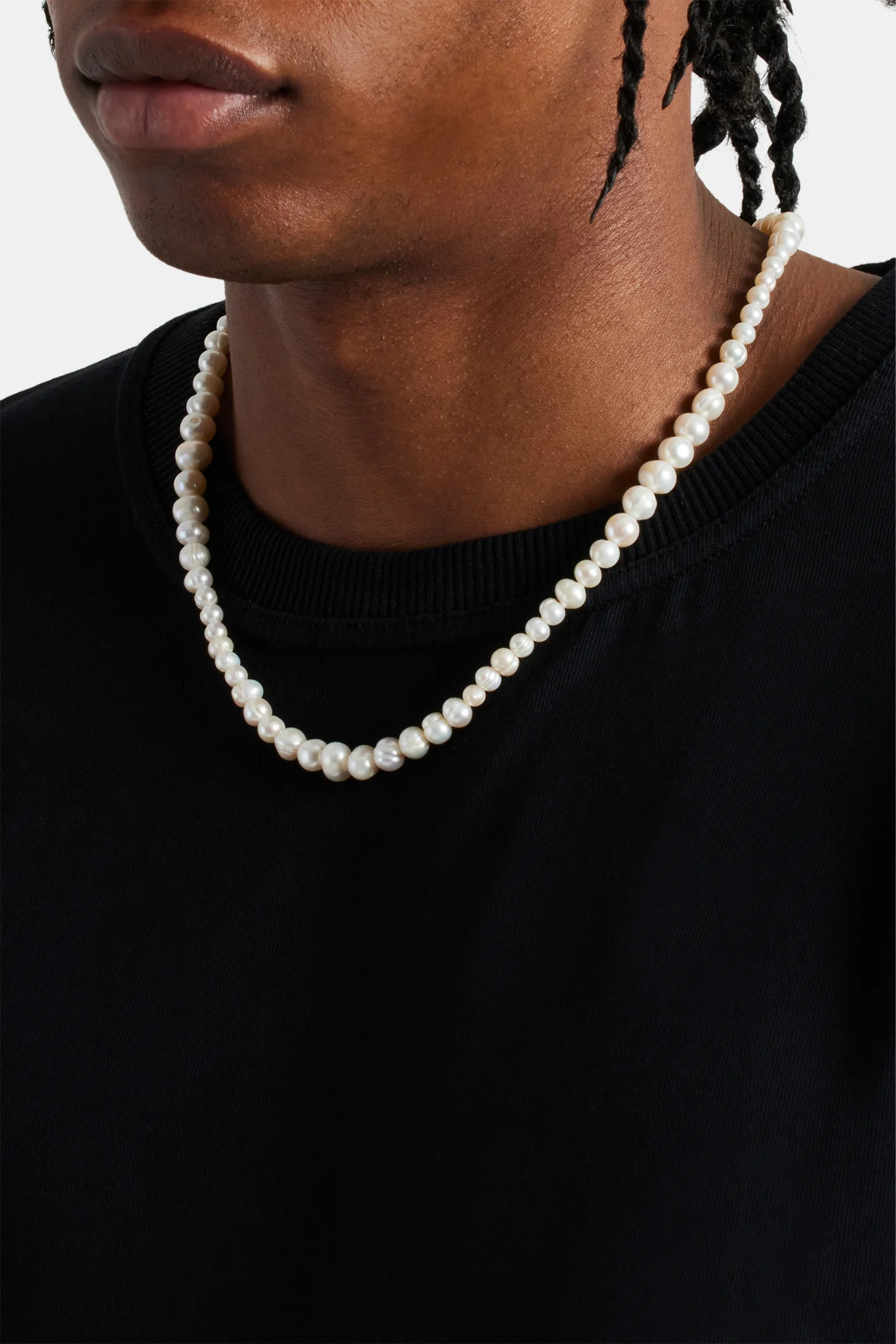 Mixed Size Freshwater Pearl Necklace - Image 3