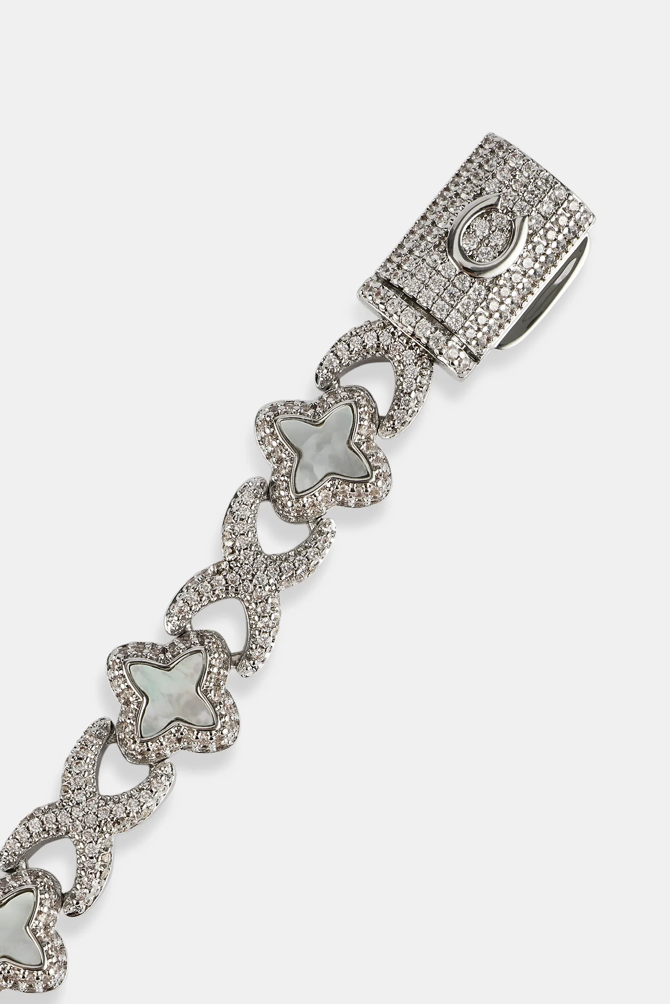 Mother of Pearl Micro Motif Rolo Bracelet - 8mm - Image 4