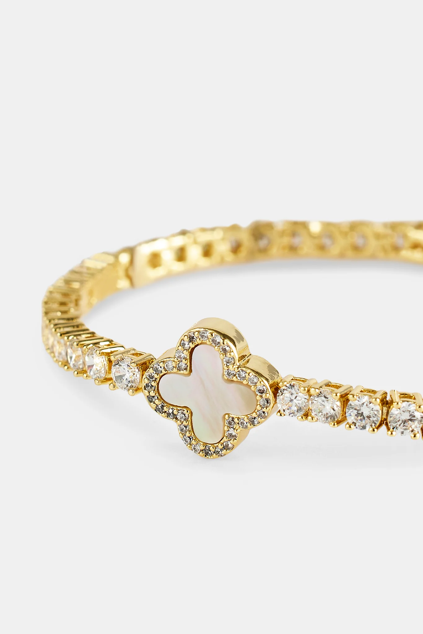 Motif Mother of Pearl Tennis Bracelet - 3mm