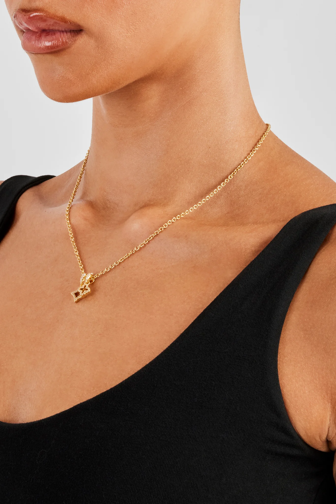 Motif Star and Motif Necklace - 8mm - Gold - Image 3