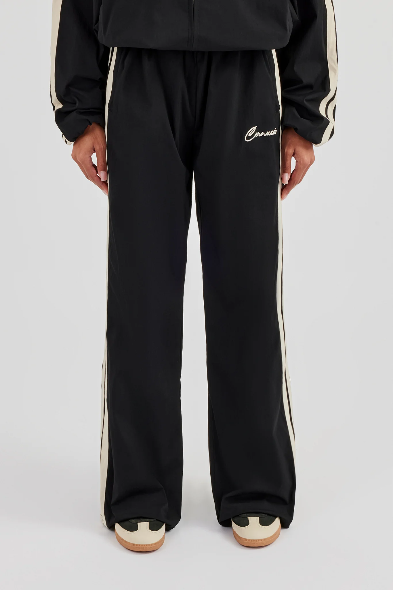 Nylon Taping Jogger - Black - Image 2