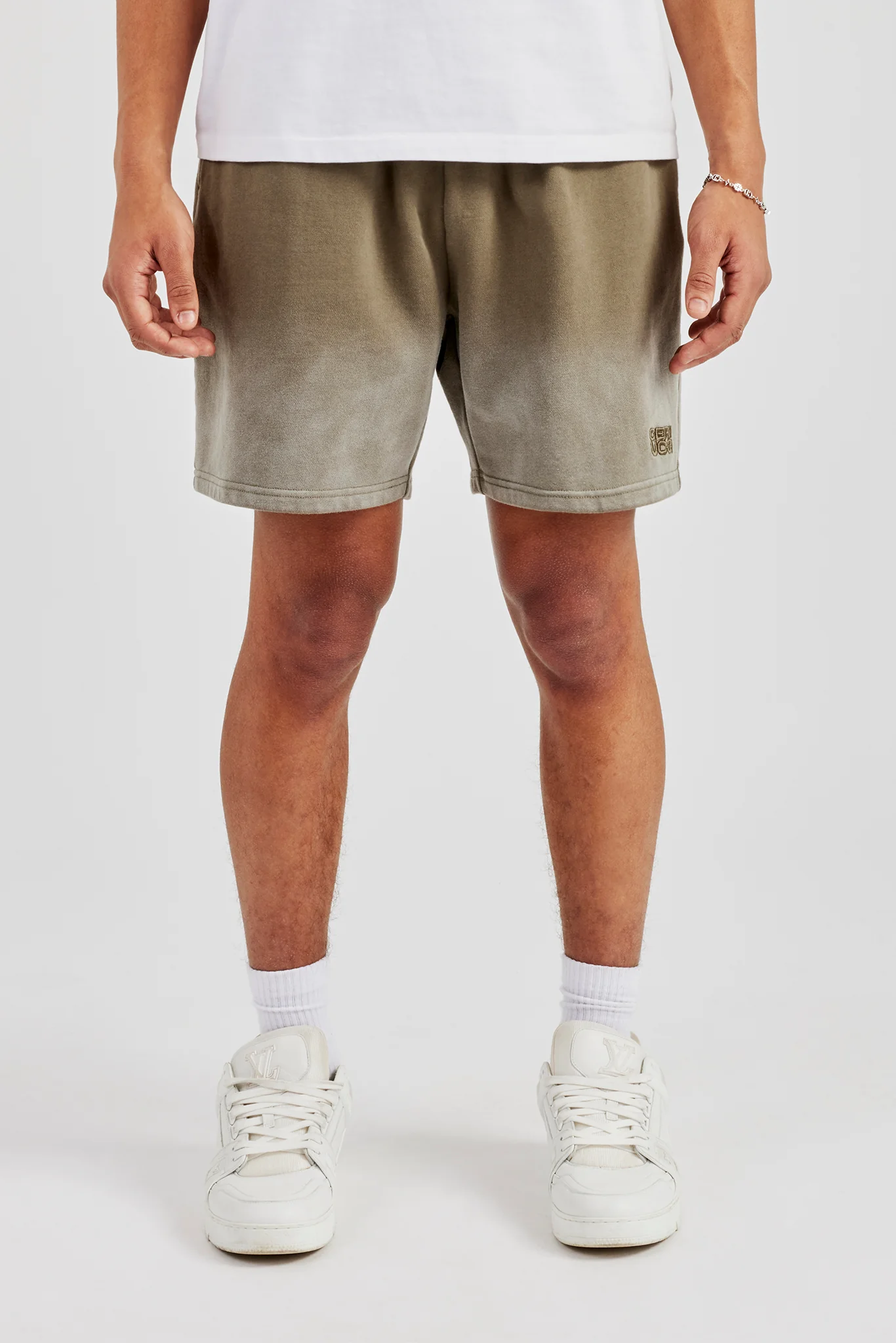 Ombre Wash Relaxed Short Khaki - Image 2