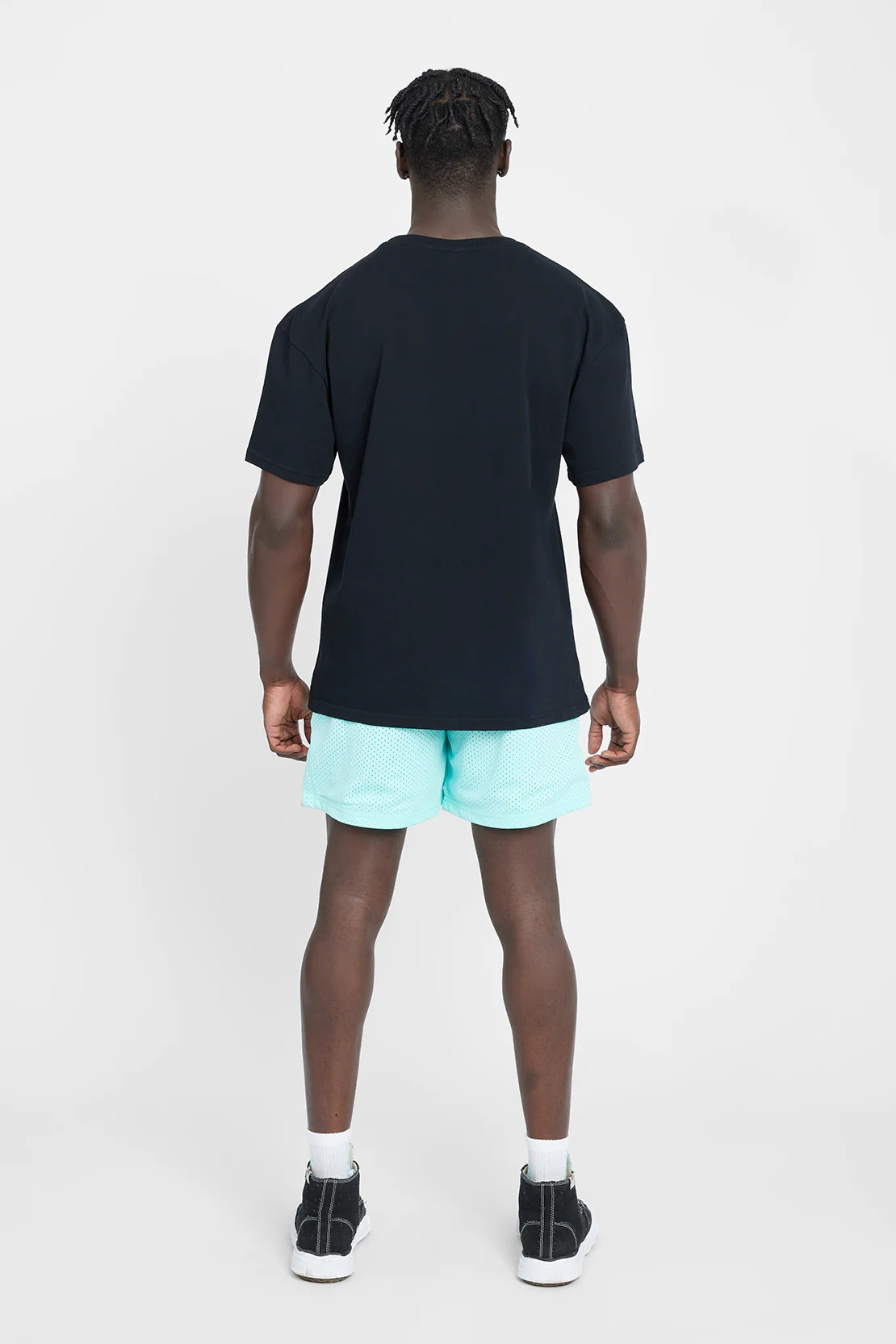 Oversized Cernucci Outline T-Shirt - Black - Image 5
