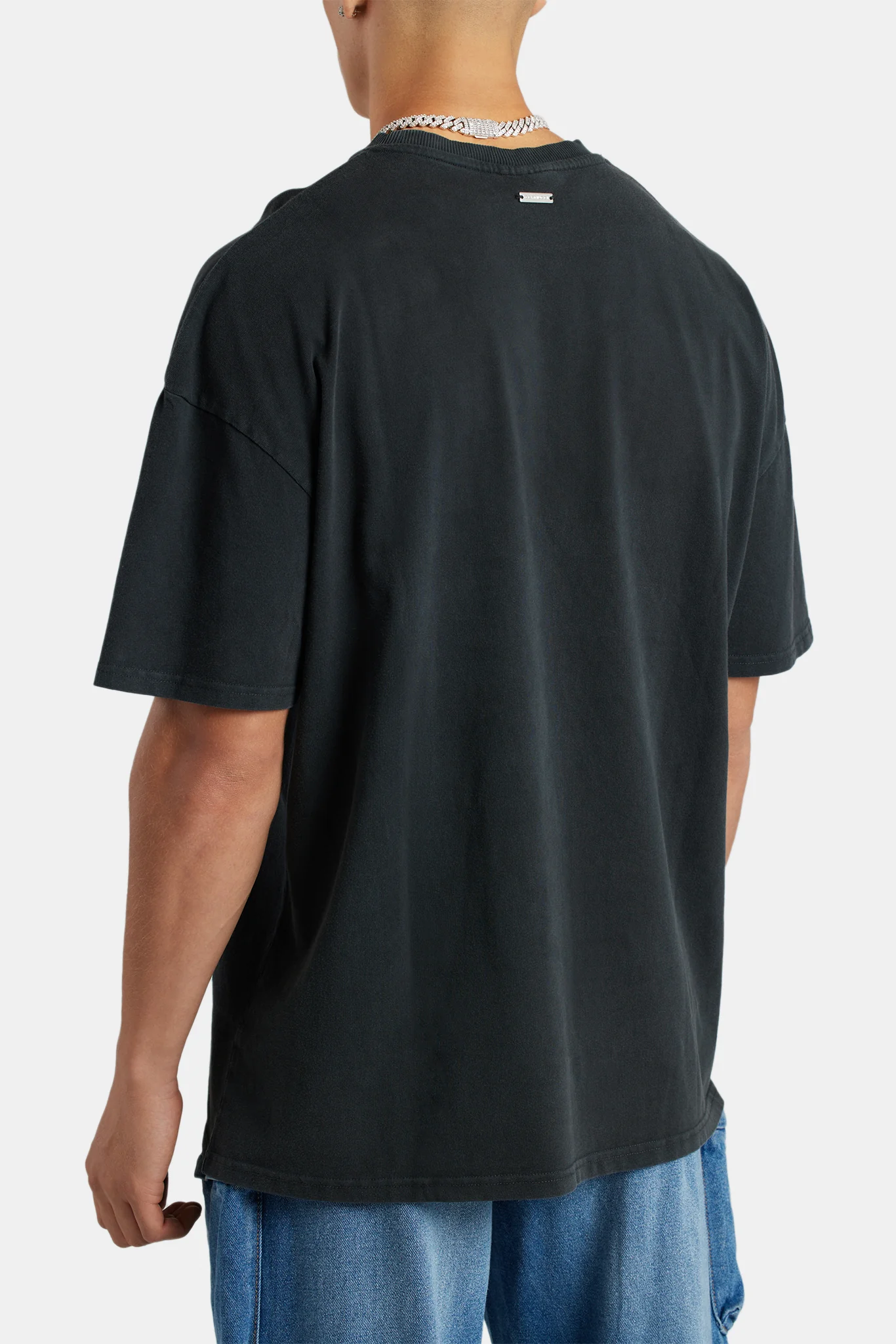 Oversized Fans Only Graphic T-Shirt - Vintage Wash - Image 4